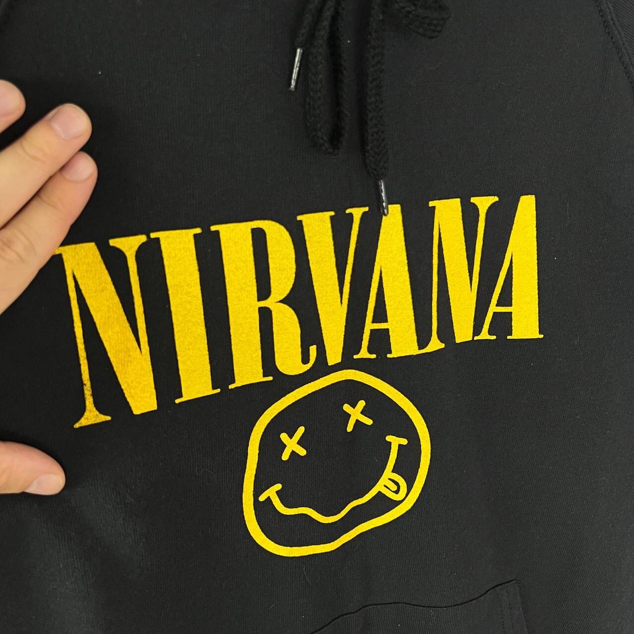 Nirvana Vintage Nirvana Hoodie Bog Print Rock Band Y2K Size US M / EU 48-50 / 2 - 3 Thumbnail