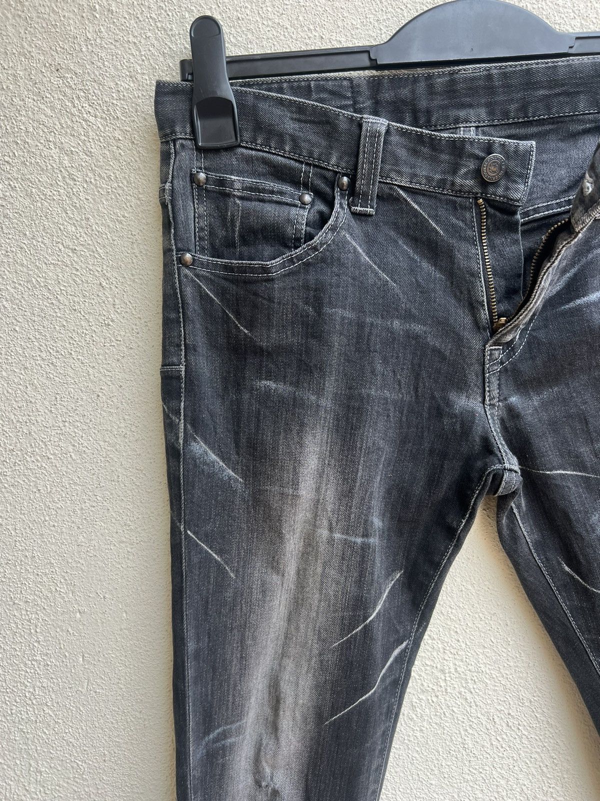 Tornado Mart Vintage Tornado Mart Distressed Stretch Denim Flare Jeans Size US 30 / EU 46 - 8 Thumbnail