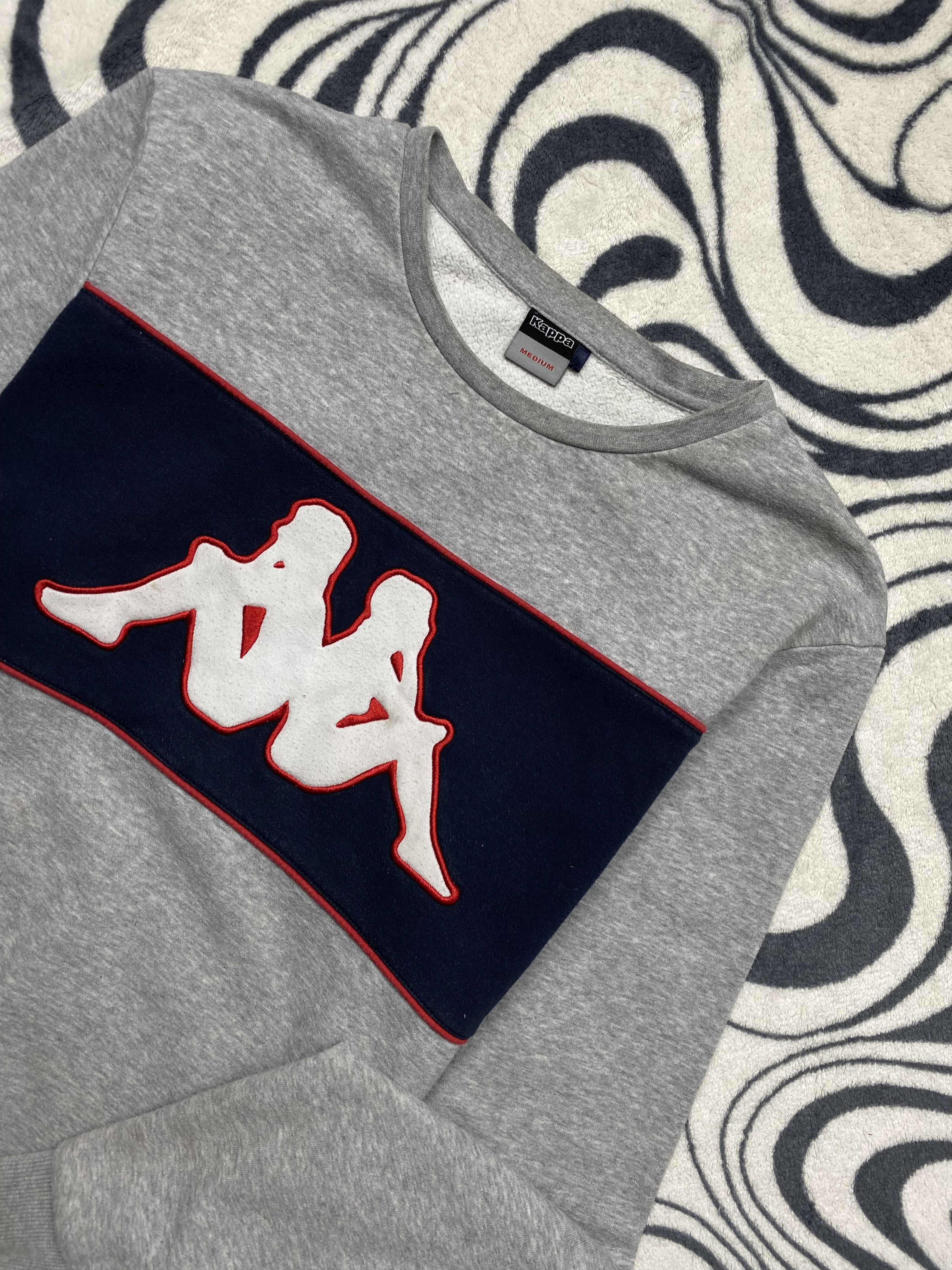 Kappa × Vintage Kappa Vintage Mens Sweatshirt Y2K Size US M / EU 48-50 / 2 - 2 Thumbnail