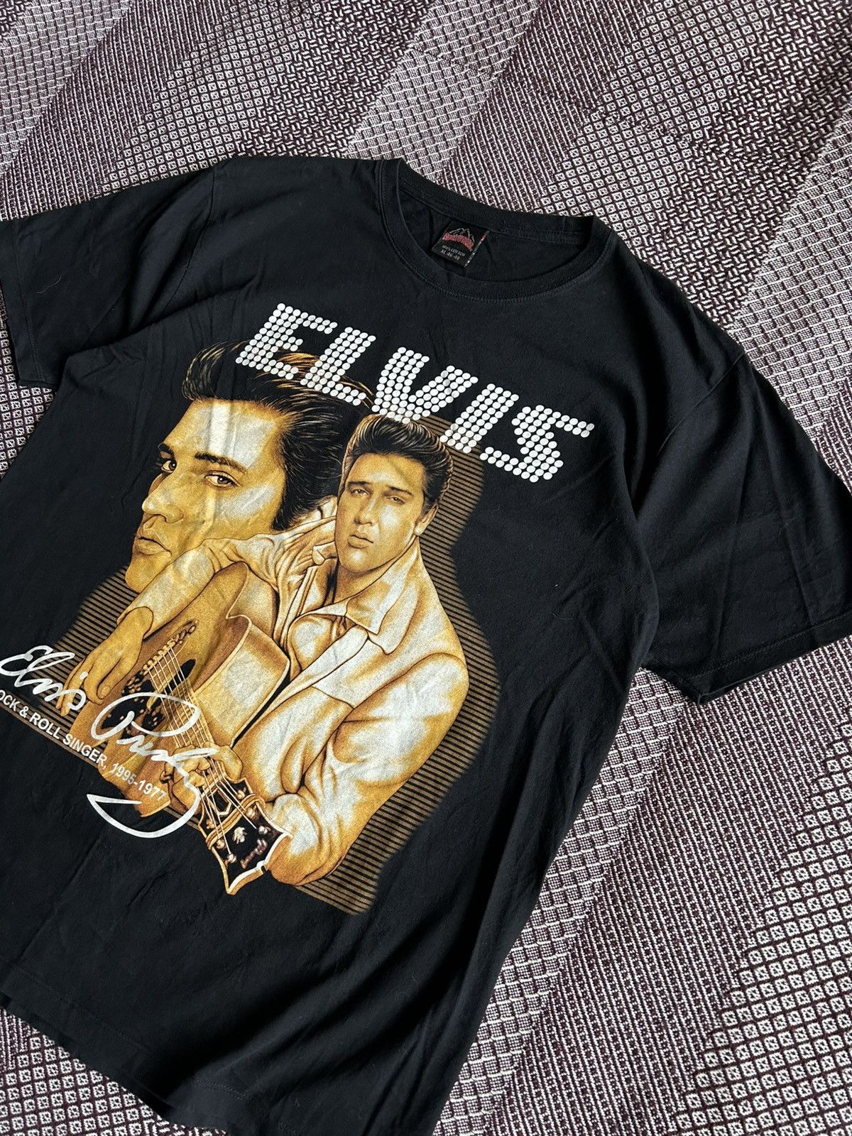 Band Tees × Vintage Elvis Presley Vintage Rock Tee Oversize Merch Size XL Unisex Size US XL / EU 56 / 4 - 4 Thumbnail
