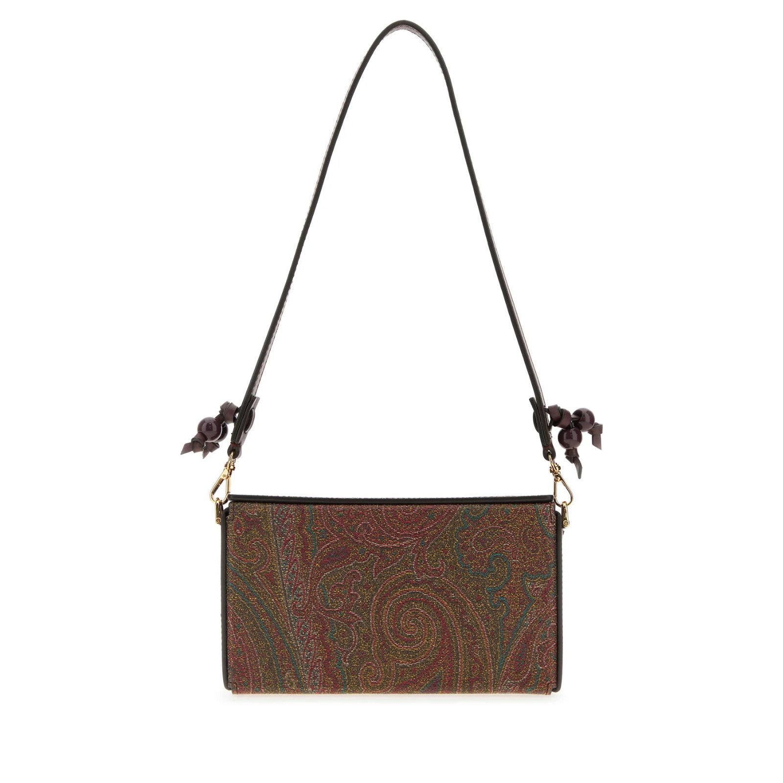 Etro ETRO Arnica Brown Canvas Shoulder Bag New Size ONE SIZE - 1 Thumbnail