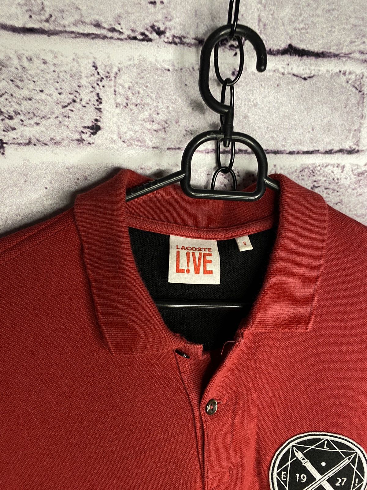Lacoste MENS Vintage Long sleeve shirt Lacoste Live Made in Italy Size US S / EU 44-46 / 1 - 4 Thumbnail