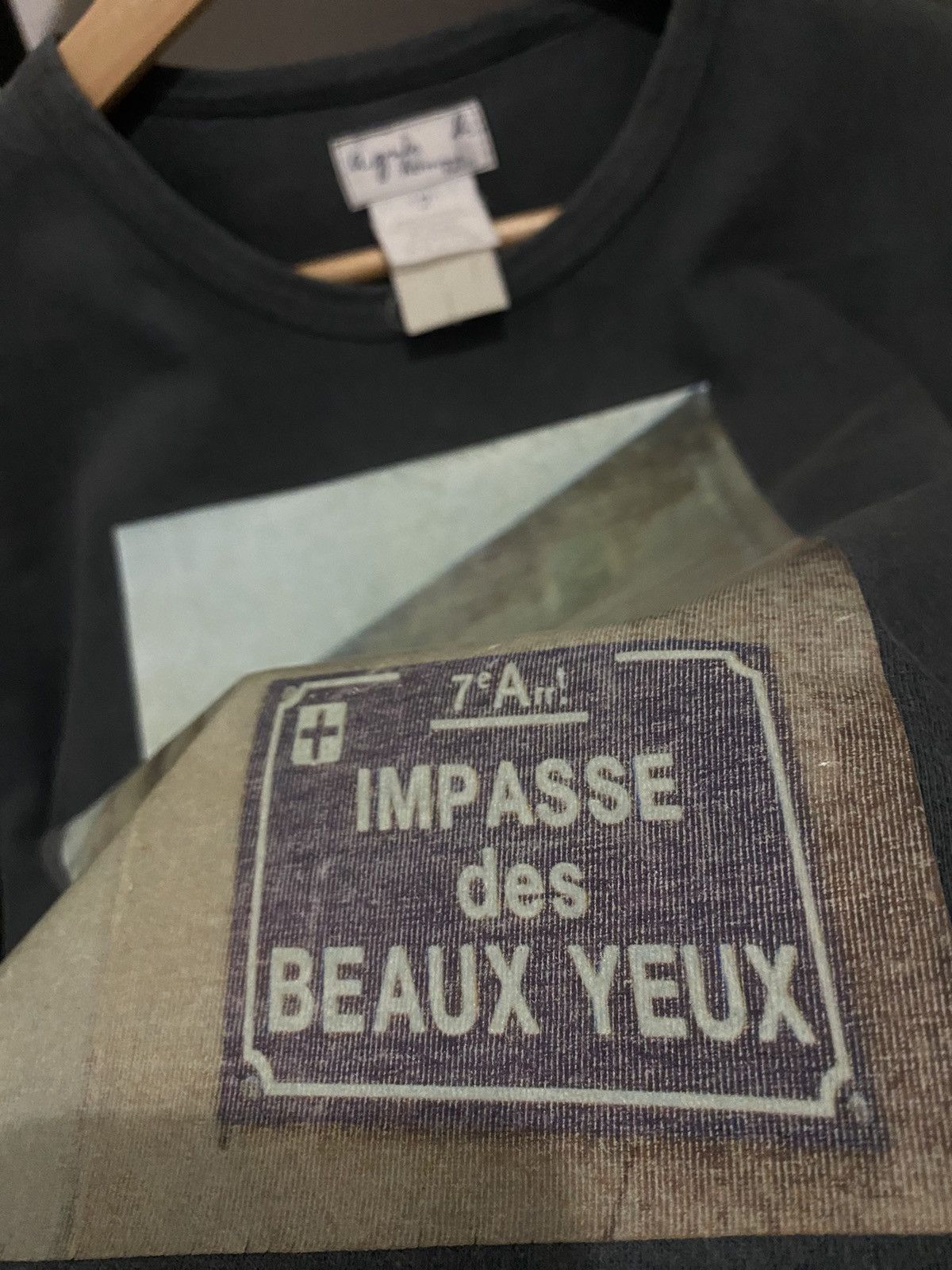 agnes b. Agnes B Homme Paris BEAUX YEUX Photo Tee Size US M / EU 48-50 / 2 - 4 Thumbnail