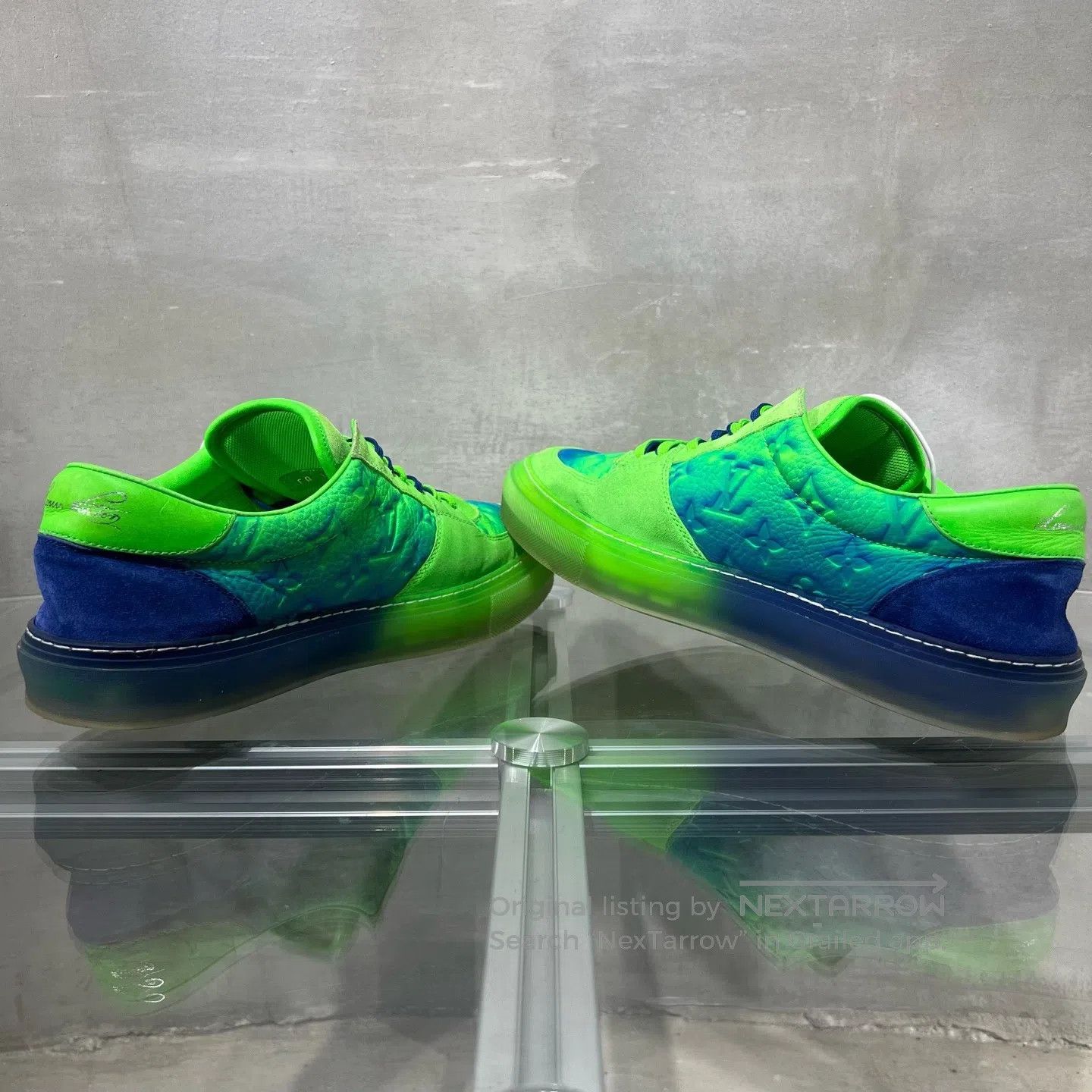 Louis Vuitton Louis Vuitton Ollie gradient fluorescent green board shoes Size US 10 / EU 43 - 5 Thumbnail