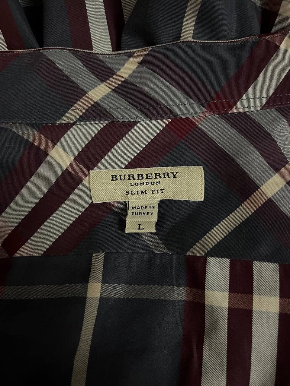 Burberry Burberry Shirt Nova Check Navy Size US L / EU 52-54 / 3 - 8 Thumbnail