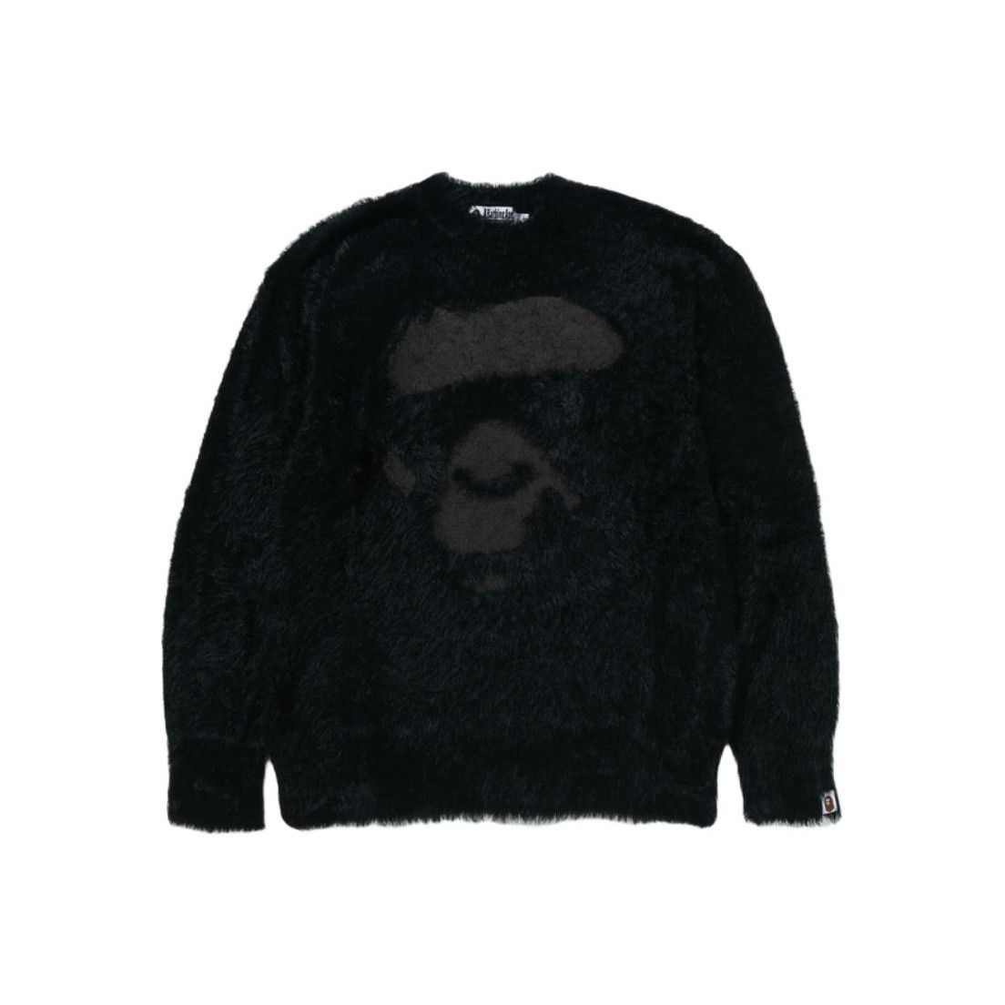Bape A BATHING APE Logo Mohair Knit Sweater Size L Size US L / EU 52-54 / 3 - 1 Thumbnail