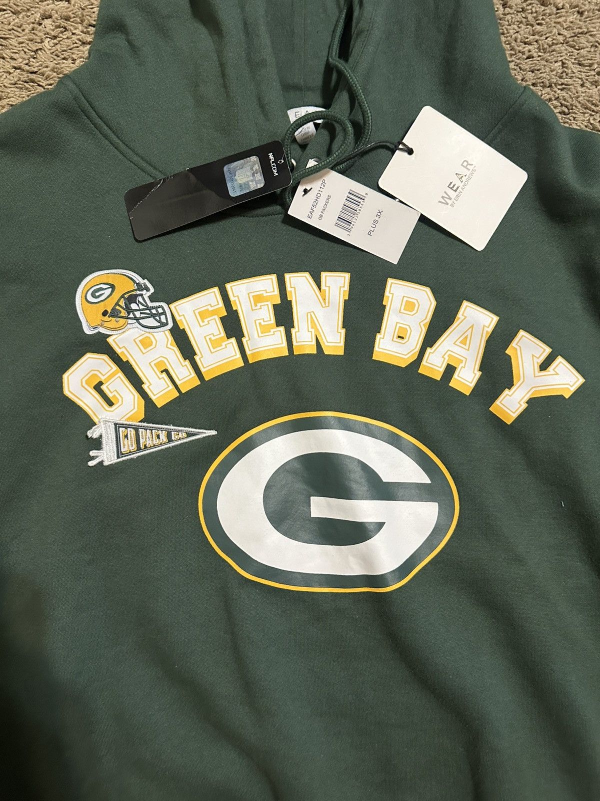 NFL Vintage NFL Women’s Green Bay Packers hoodie 00s size 3XL Size 3XL / US 20-22 - 2 Thumbnail