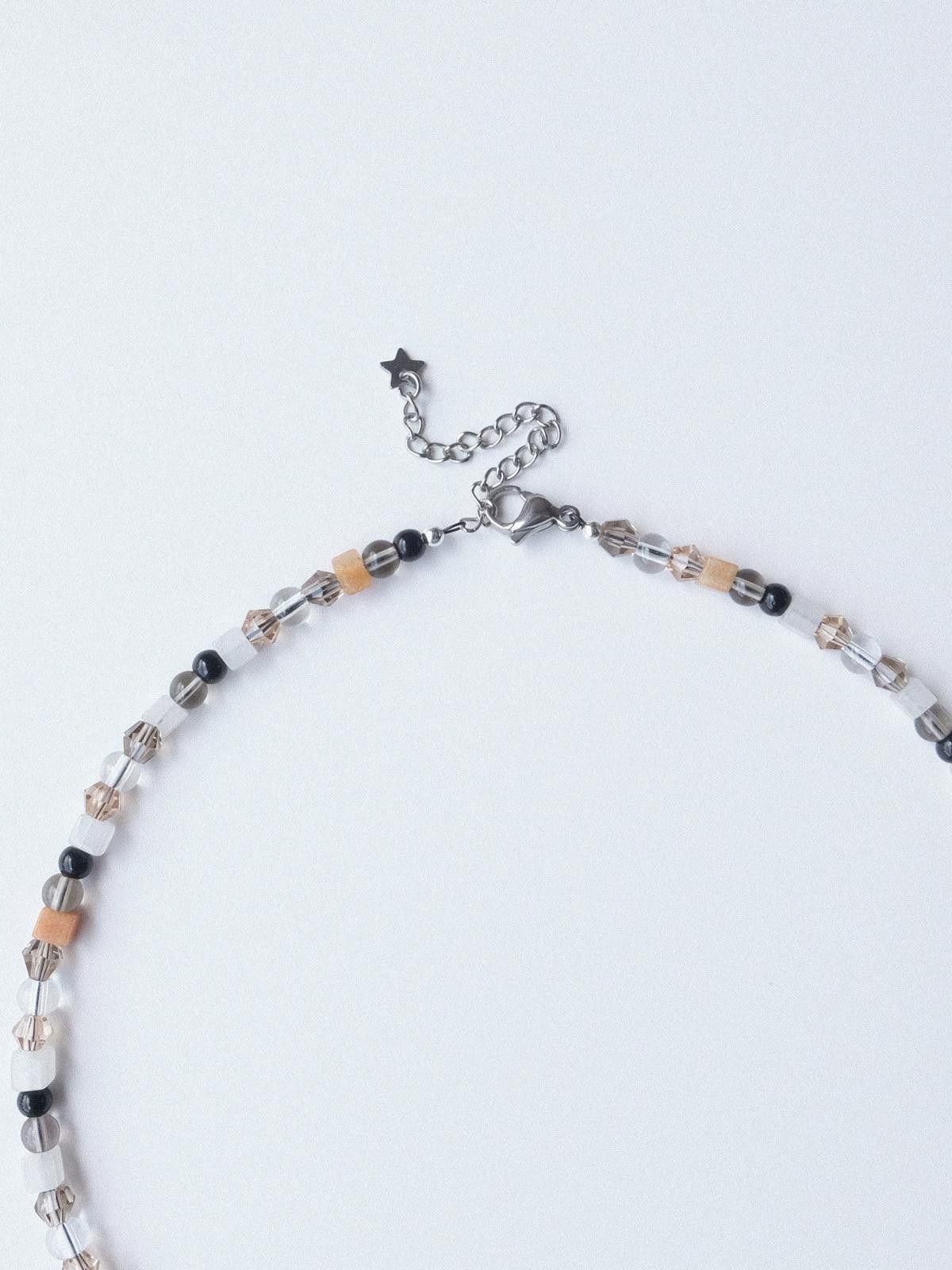Handmade Chalcedon Glass Beads Handmade Beaded Necklace 16.1in Size ONE SIZE - 5 Thumbnail