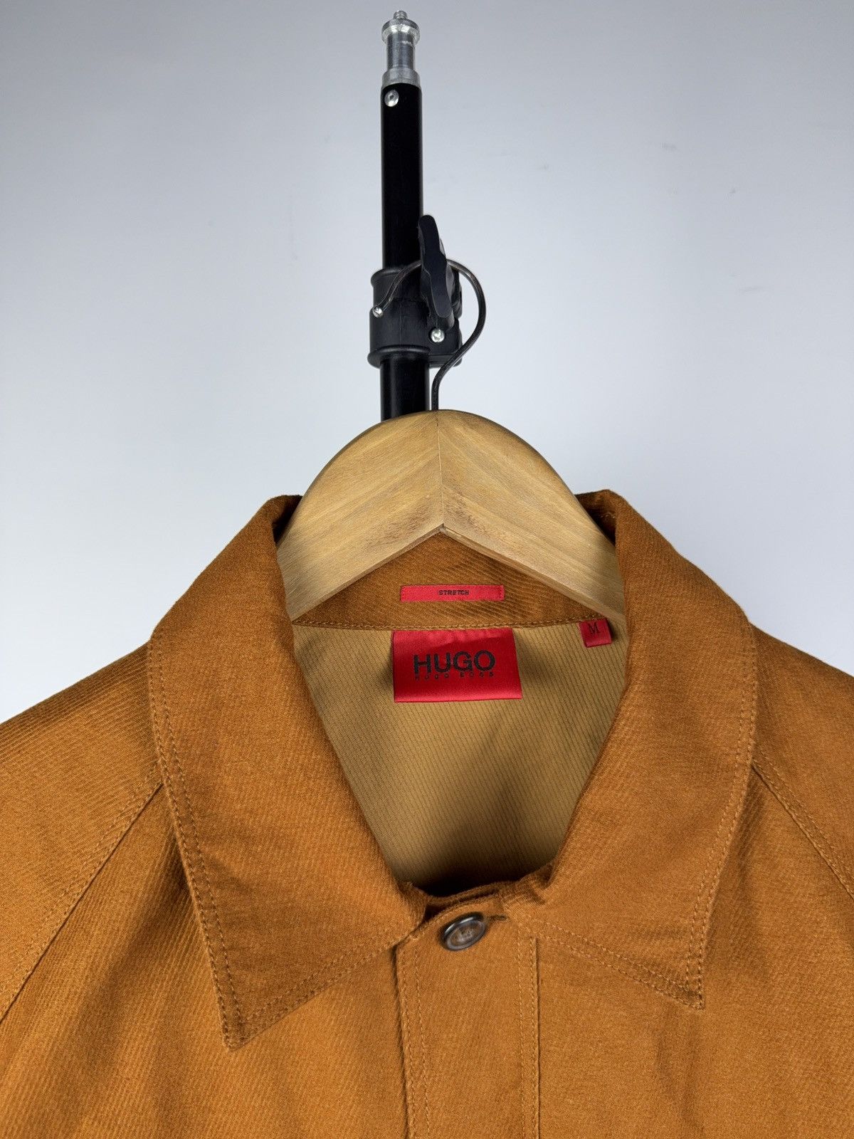 Hugo Boss Luxury Designer Hugo Boss Rust Overshirt with Logo Patch M Size US M / EU 48-50 / 2 - 3 Thumbnail