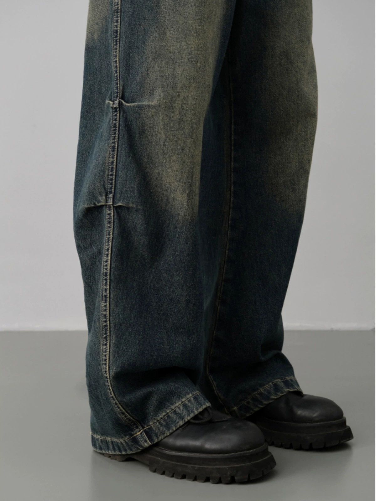 Jean American retro distressed cleanfit flared jeans Size US 32 / EU 48 - 4 Thumbnail