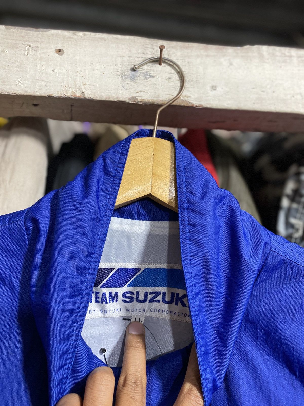 Gear for Sports Rare Vintage 90’s Suzuki Team Jacket Size US XL / EU 56 / 4 - 4 Thumbnail