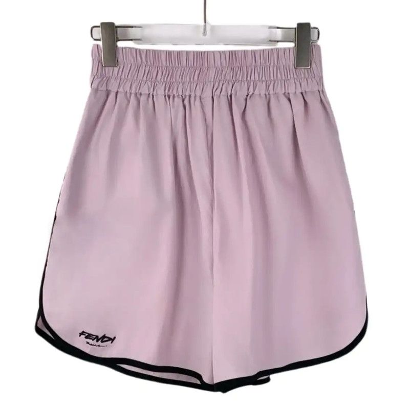 Fendi Fendi Purple Cotton Women's Shorts 0089 Size 23" - 1 Thumbnail