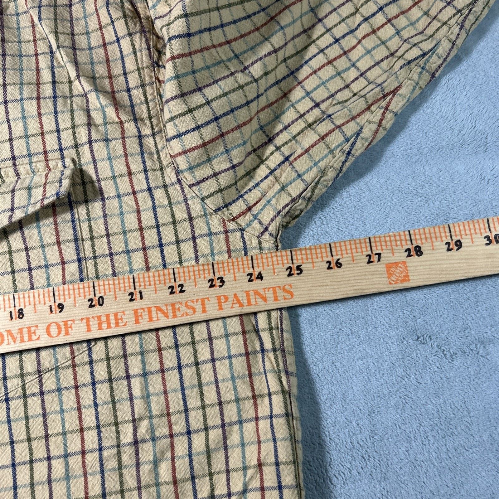 L.L. Bean LL Bean Thick Flannel Button Up Men Large Barn Rugby Match Size US L / EU 52-54 / 3 - 9 Thumbnail