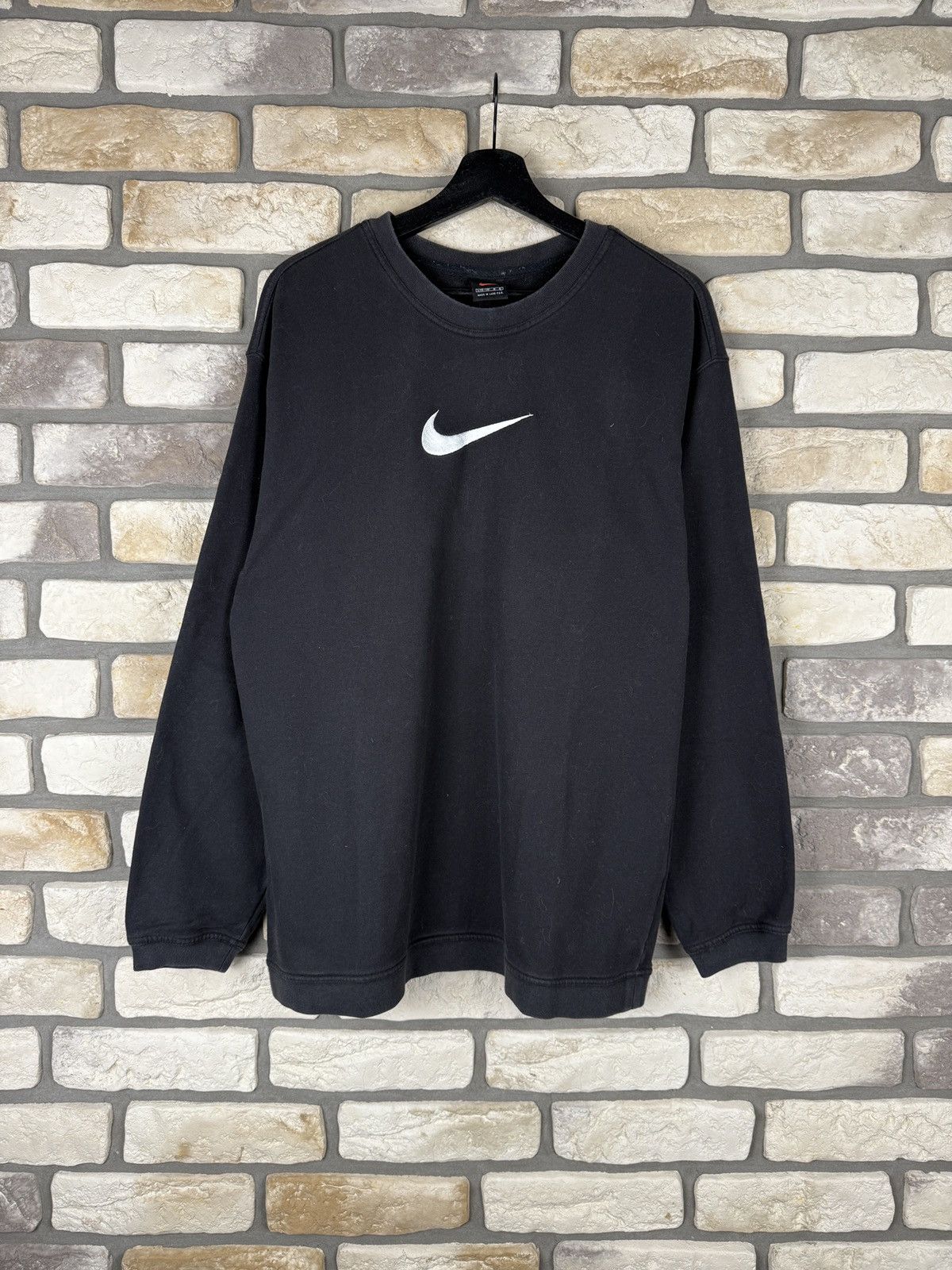 Nike × Vintage Very rare oversize sweatshirt sweater Nike Size US L / EU 52-54 / 3 - 1 Thumbnail
