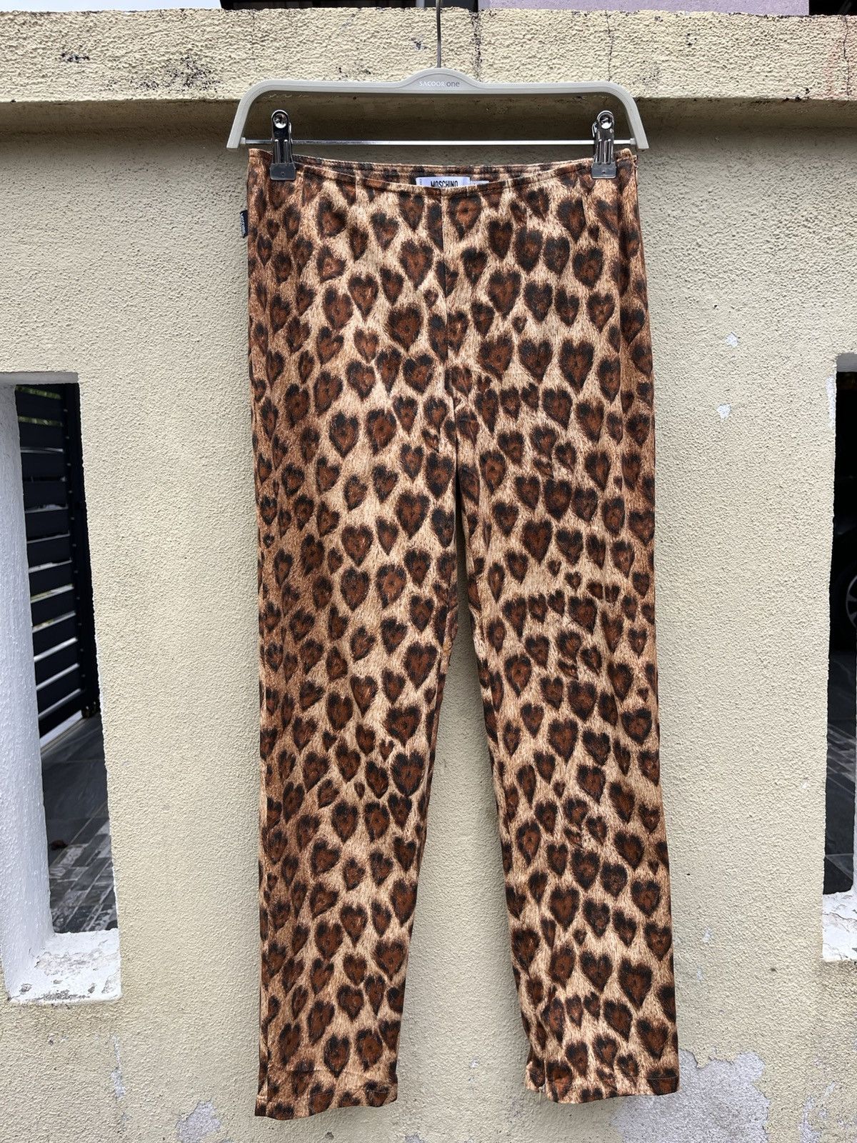Moschino 90s moschino heart printed Size 27" / US 4 / IT 40 - 2 Thumbnail