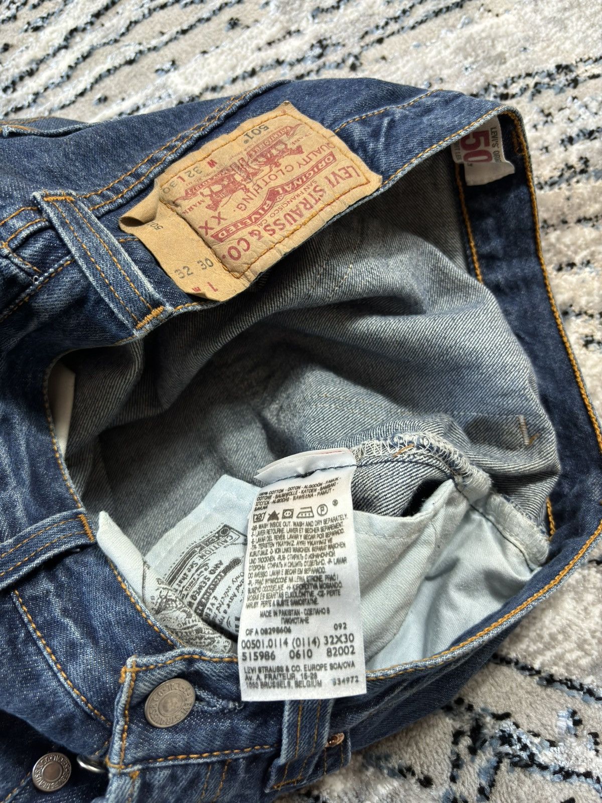 Levi's Vintage Levi’s 501 Denim Jeans Pants Casual drip drill boxy Size US 32 / EU 48 - 5 Thumbnail