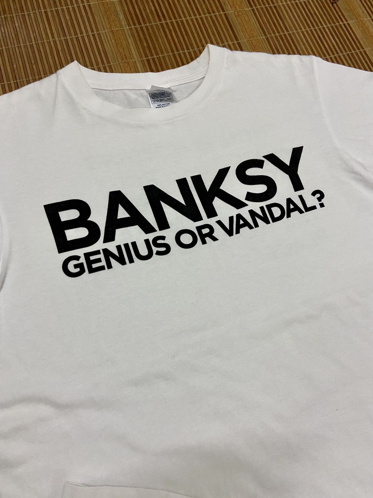 Japanese Brand BANKSY TEE Size US S / EU 44-46 / 1 - 8 Thumbnail