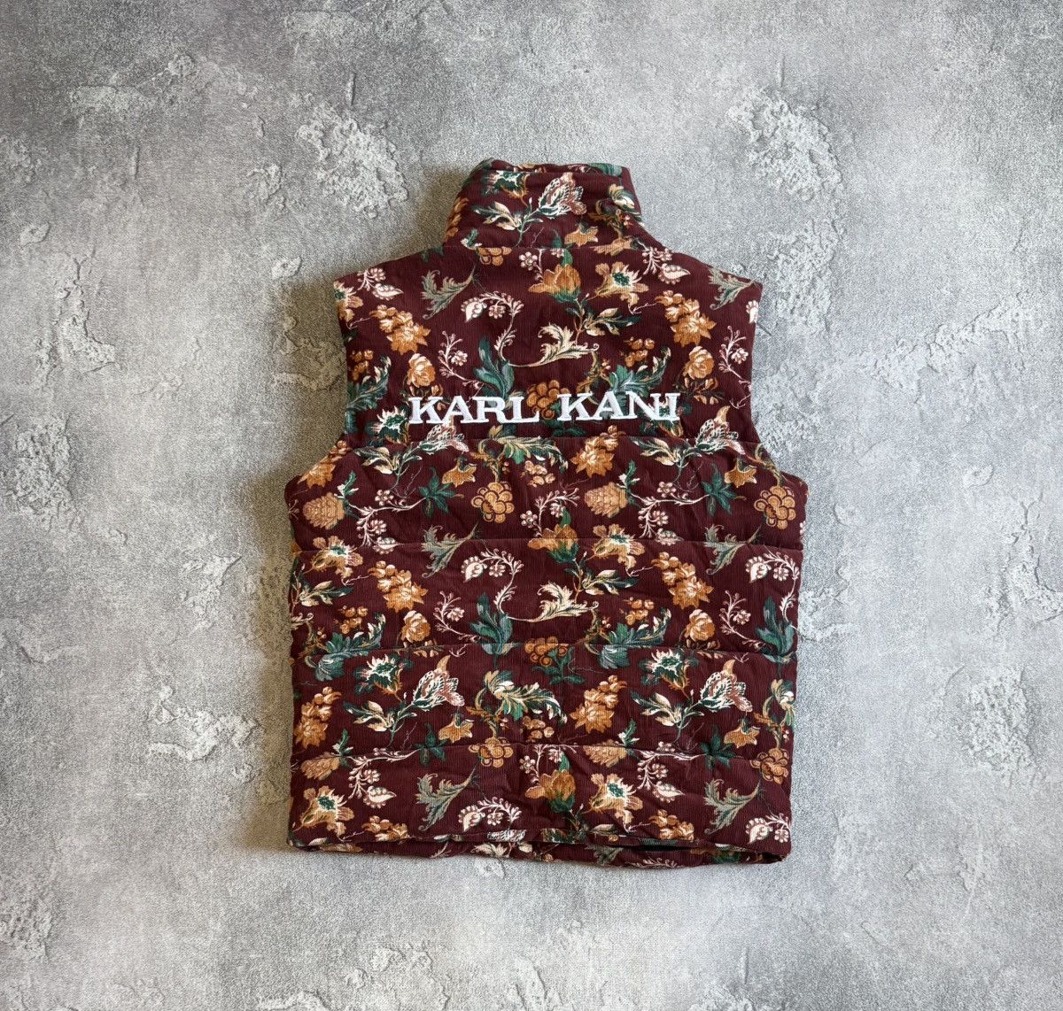 Karl Kani Karl Kani S flowers print velour velvet vest jacket corduroy Size US S / EU 44-46 / 1 - 1 Thumbnail