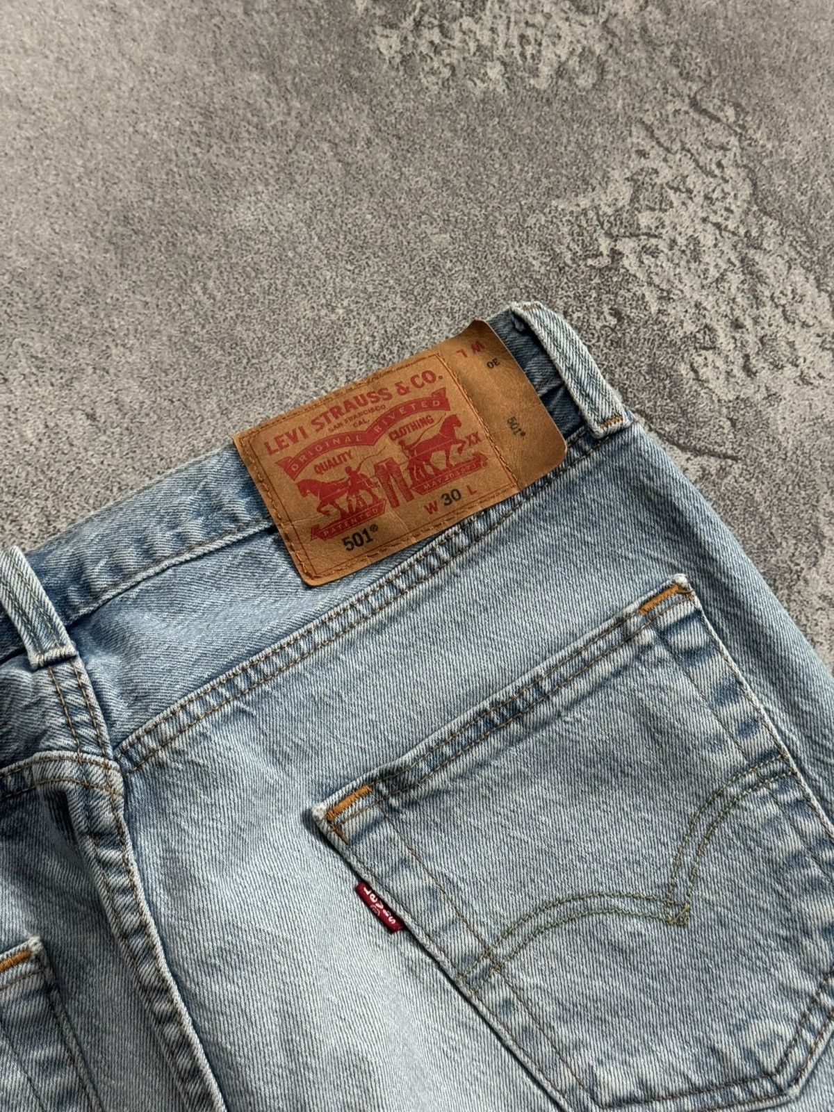 Levi's Levi’s 501 W30 denim blue shorts 🩳 casual Levis Size US 30 / EU 46 - 4 Thumbnail