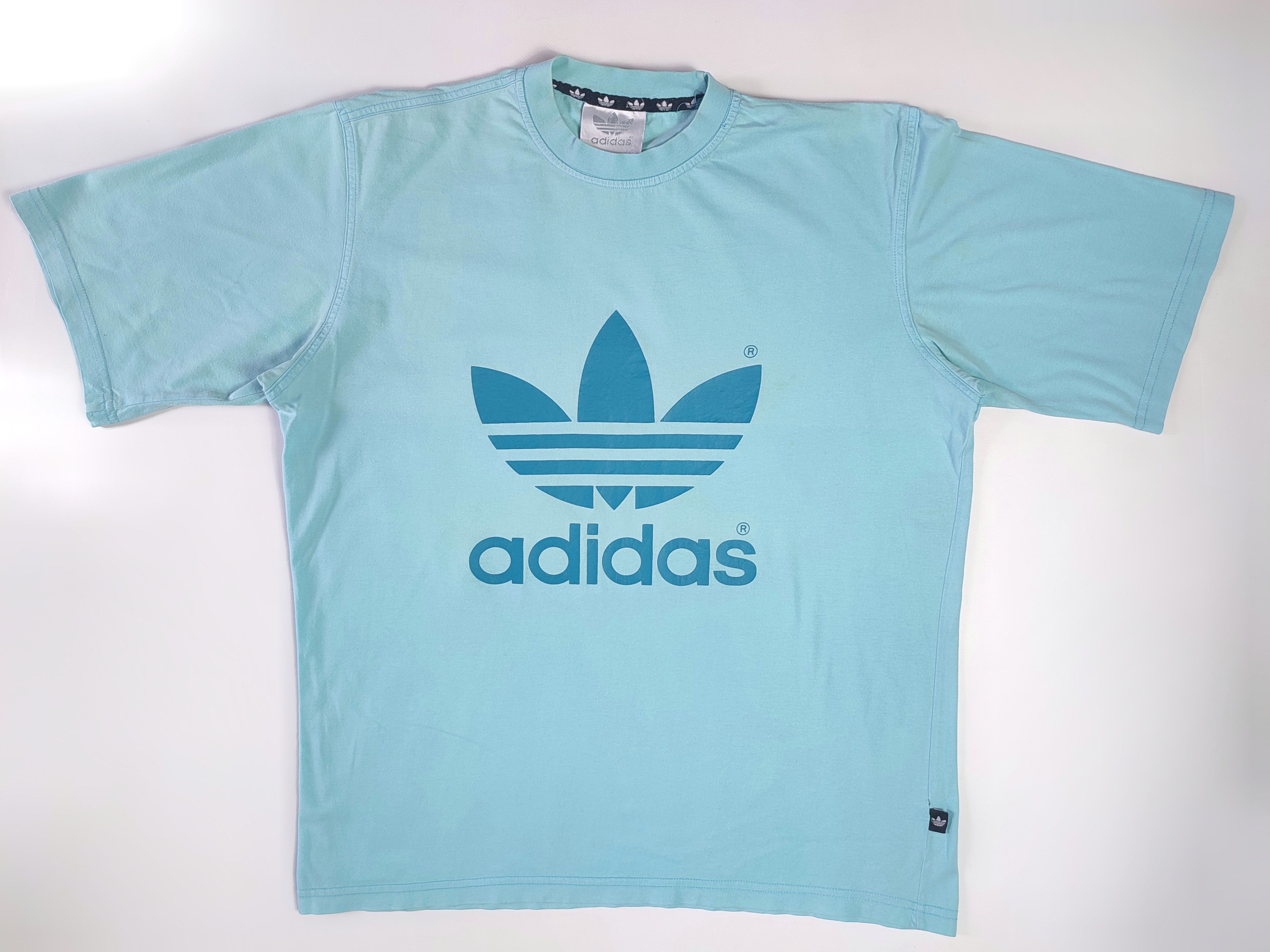 Adidas Adidas vintage logo t-shirt Size US XL / EU 56 / 4 - 2 Thumbnail