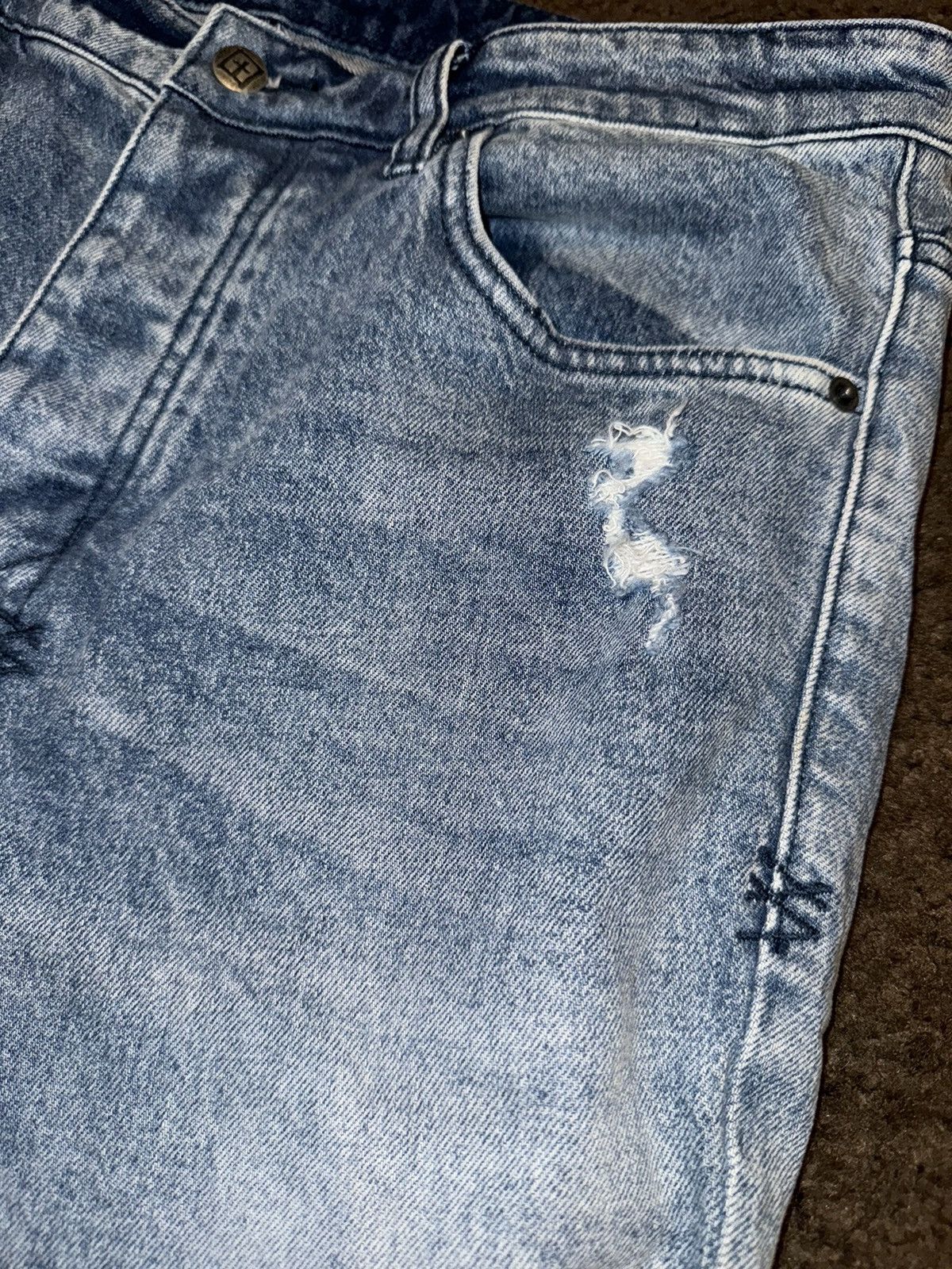 Ksubi Ksubi Chitch Spray out Yellow Jeans Size US 34 / EU 50 - 5 Thumbnail