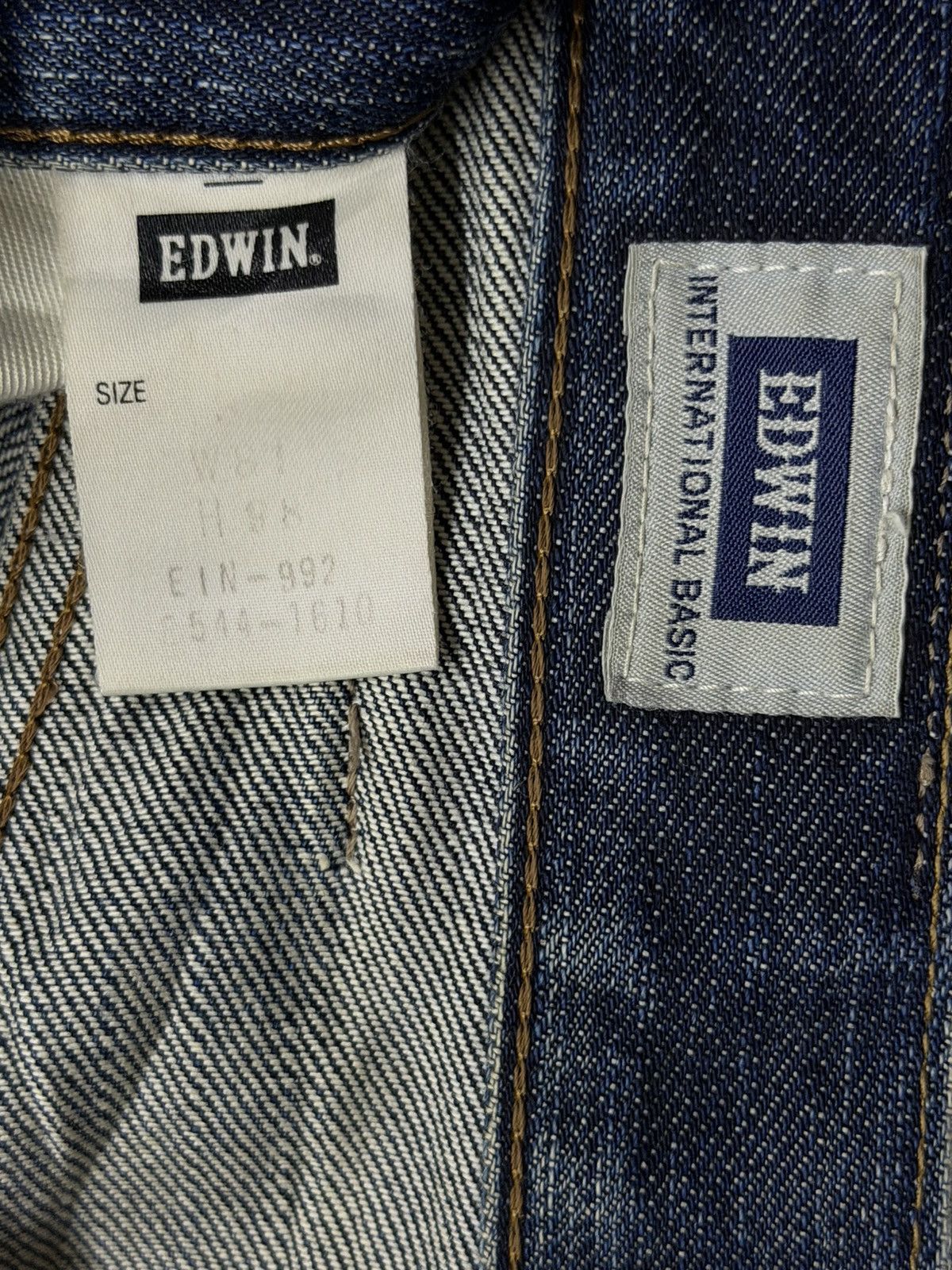 Edwin Vintage Edwin 403 Japan Denim Jeans | Vintage Straight | W32 Size US 32 / EU 48 - 13 Thumbnail