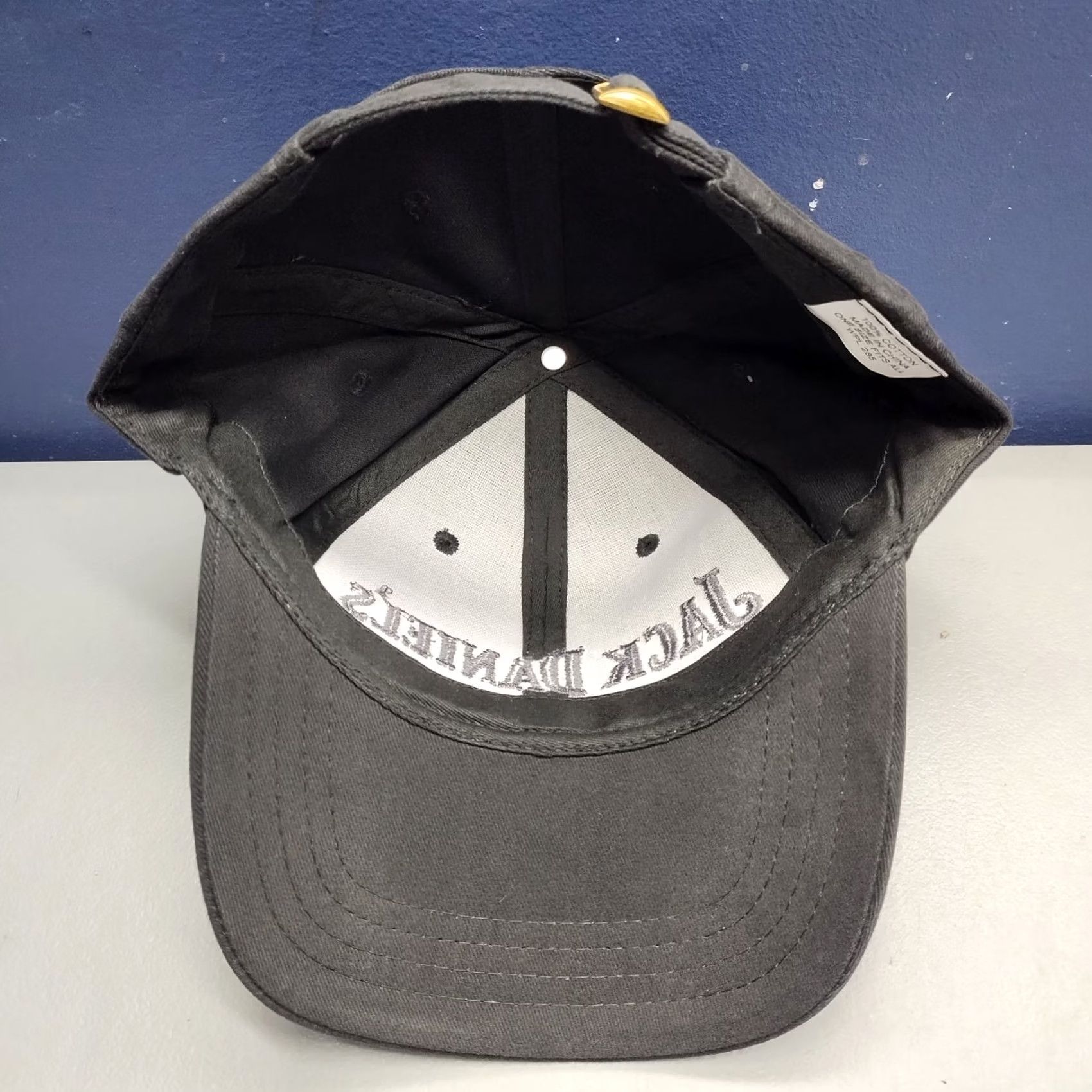 Logo 7 Jack Daniel’s Unisex Baseball Cap One Size Black Cotton Embroidered Logo Casual NWOB Size ONE SIZE - 5 Thumbnail