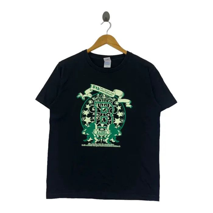 Vintage BABEL THE ROCK TOWER 5th Anniversary Live Music Tee Shirt Size US L / EU 52-54 / 3 - 1 Thumbnail