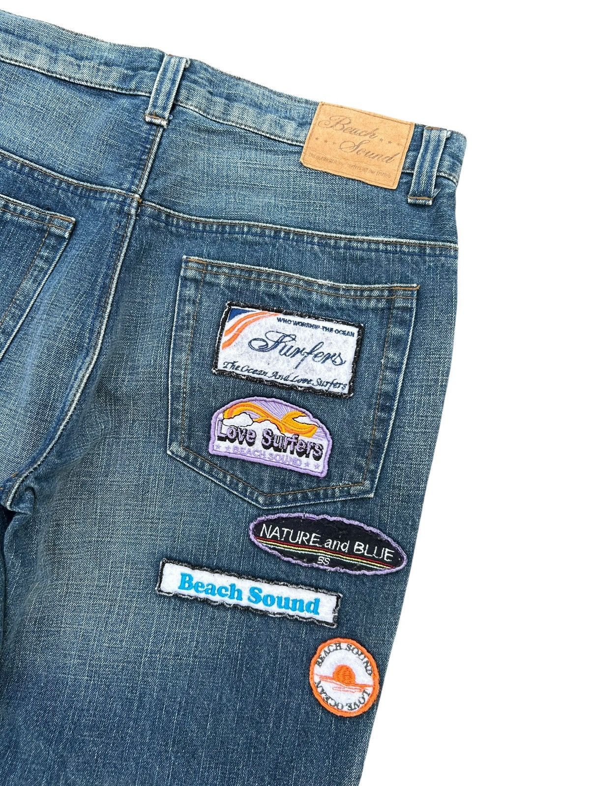 FLARE Beach Sound Japanese Style Denim Jeans ☠️🎌