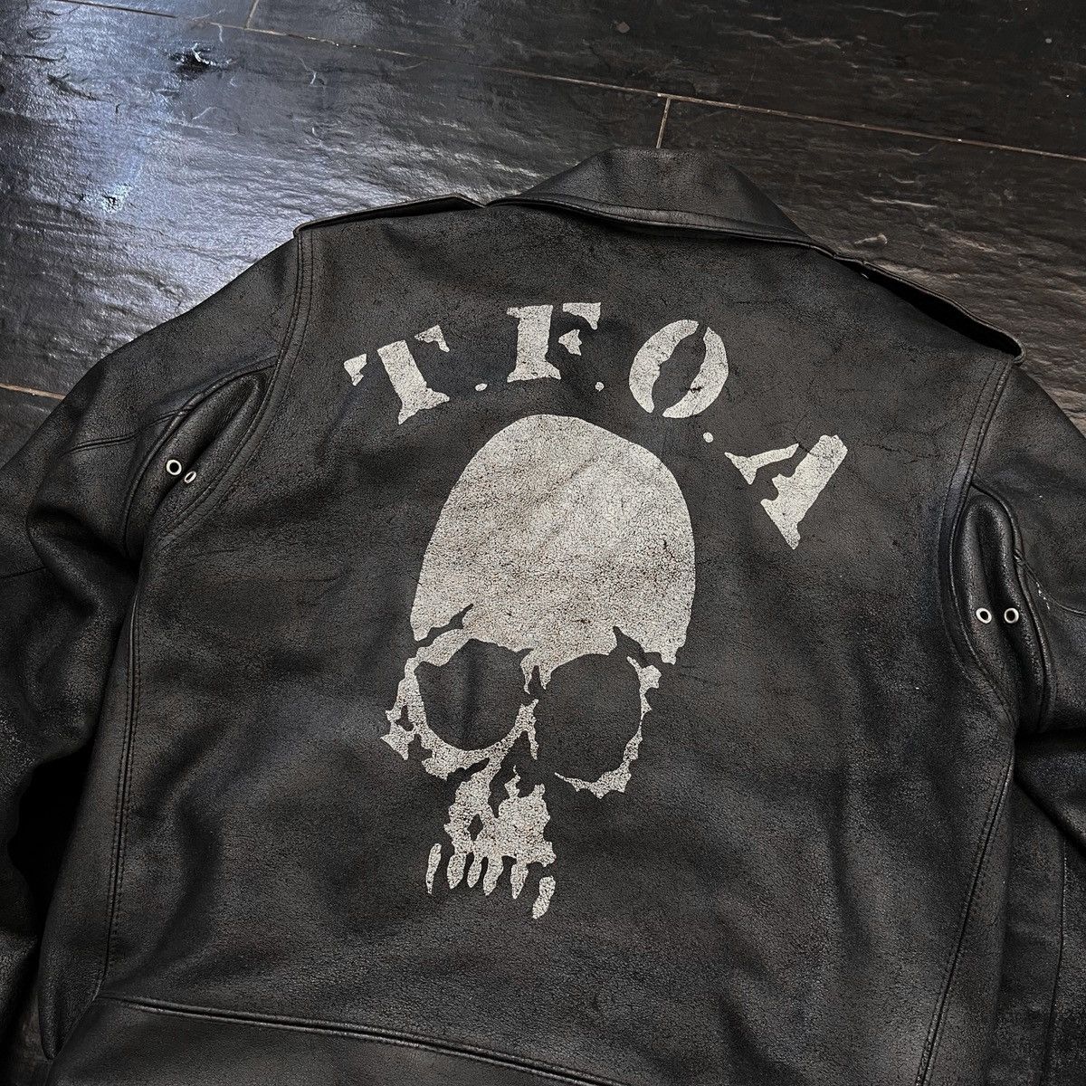 Japanese Brand TFOA LEATHER JACKET TAKUMI 7th GENERATION Size US S / EU 44-46 / 1 - 15 Thumbnail