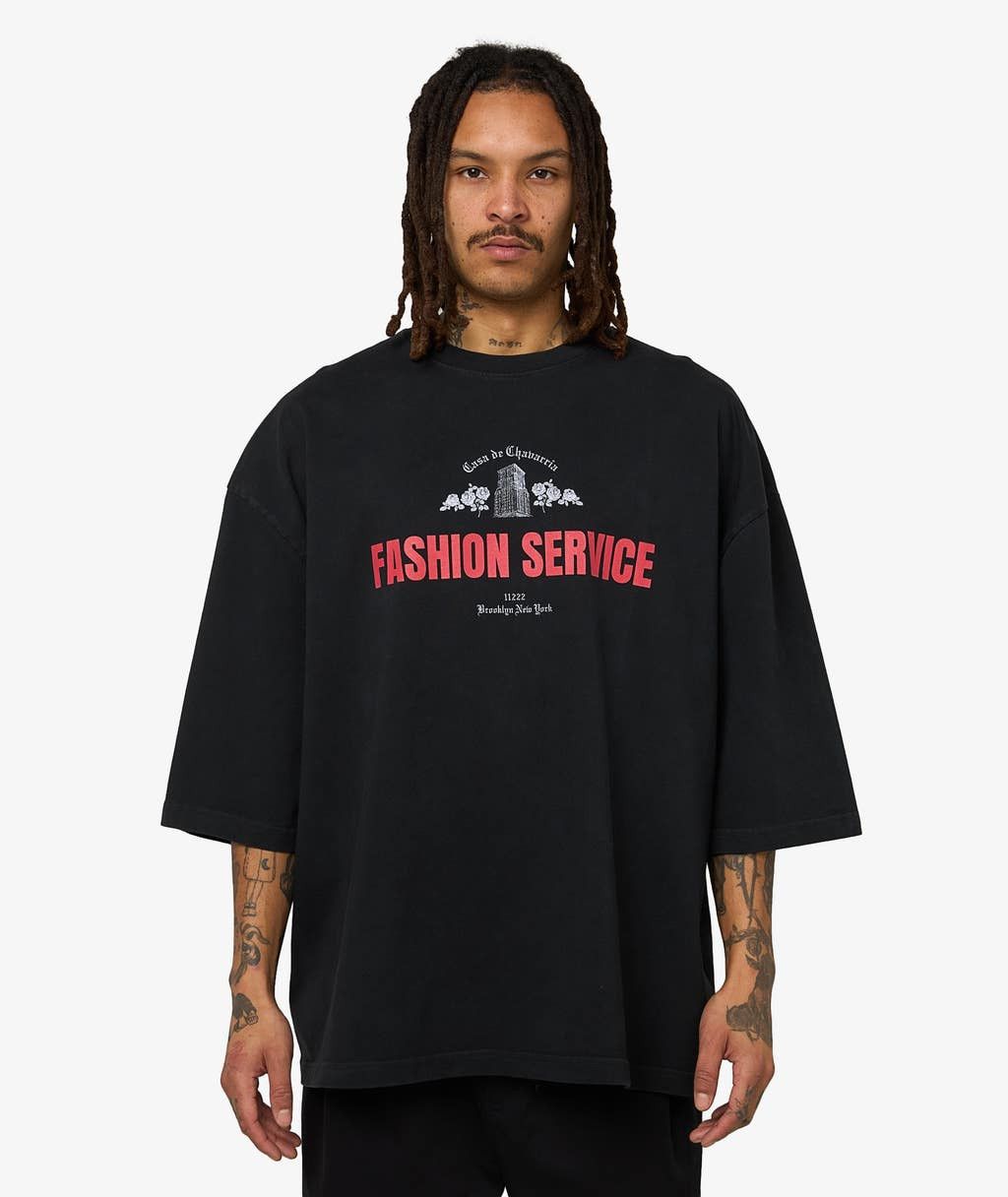 Willy Chavarria WILLY CHAVARRIA Casa de Chavarria Buffalo Tee Medium Size US M / EU 48-50 / 2 - 1 Thumbnail