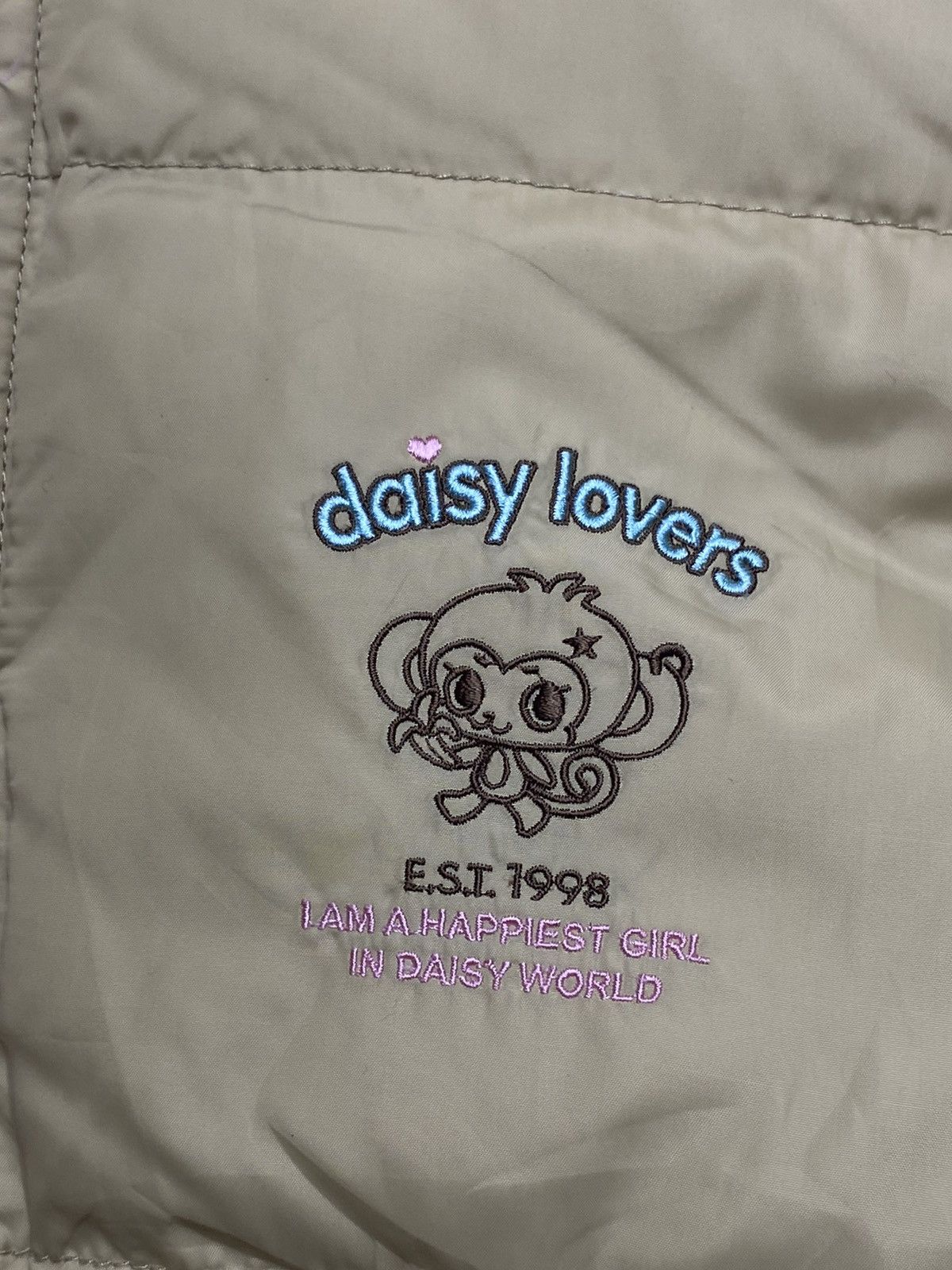 Angel Blue 2000s Daisy Lovers - I Love Daisy Puffer Jacket Size US M / EU 48-50 / 2 - 7 Thumbnail