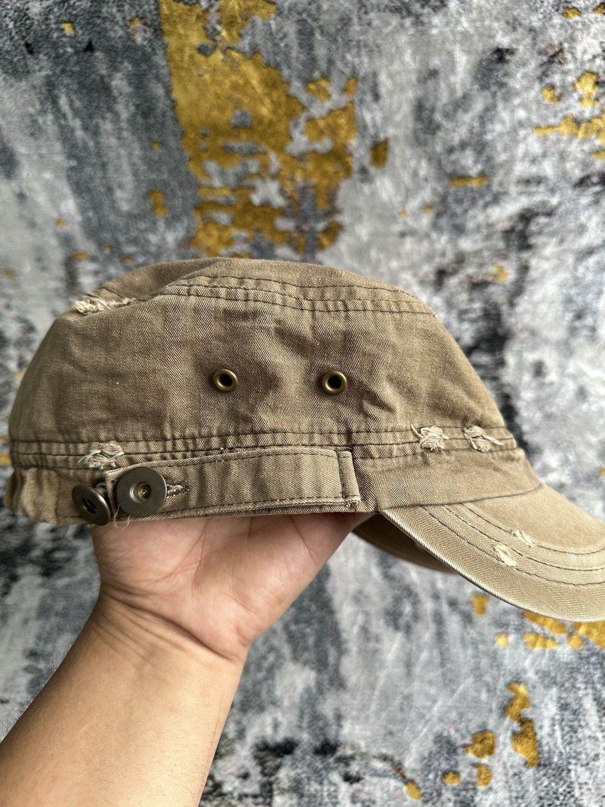 Beauty Beast PERFECT FADED JAPANESE STUDDED DISTRESSED CAP Size ONE SIZE - 5 Thumbnail