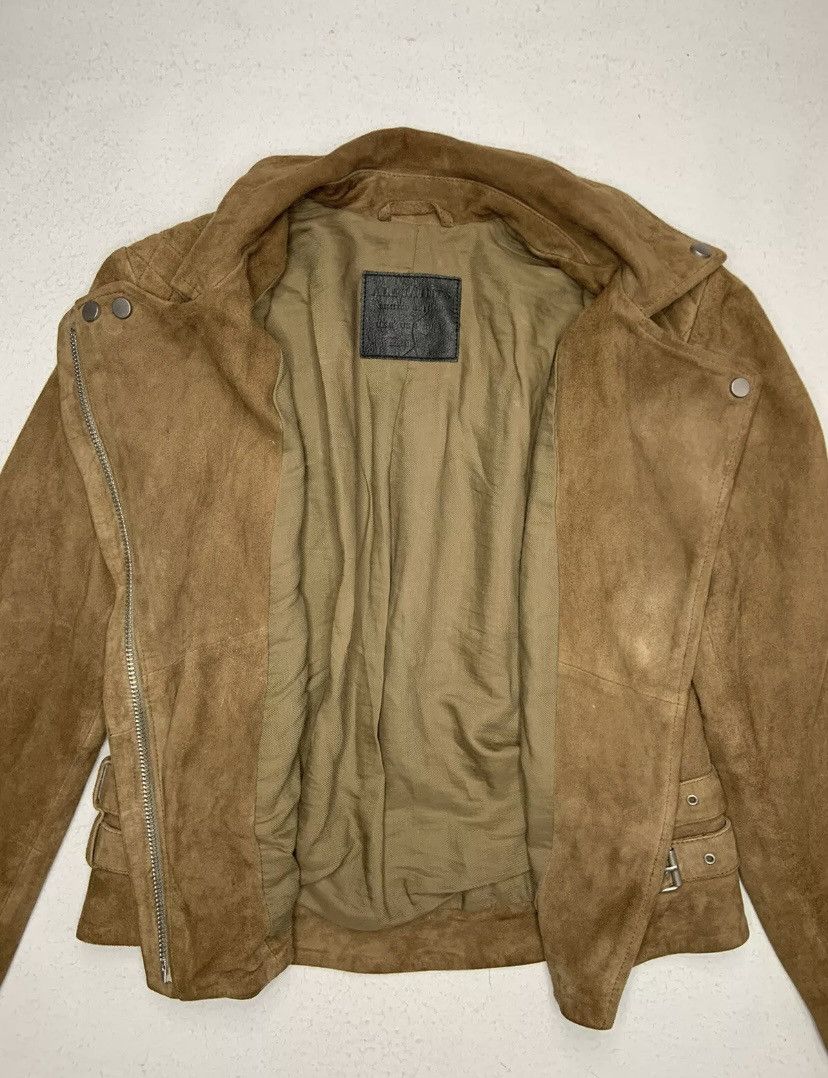 Allsaints AllSaints Brown Mason Biker Leather Jacket US4 UK8 EU36 Size S / US 4 / IT 40 - 5 Thumbnail