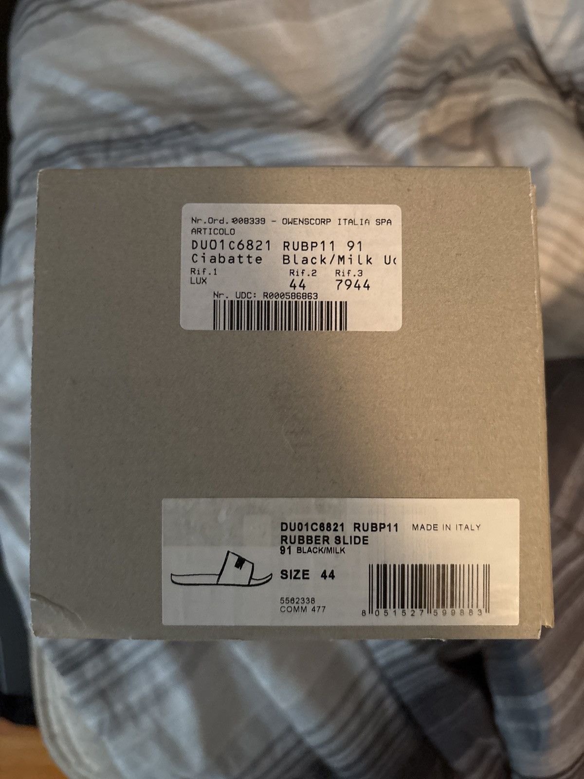 Rick Owens Drkshdw Rick Owens slogan slides Size US 11 / EU 44 - 6 Thumbnail