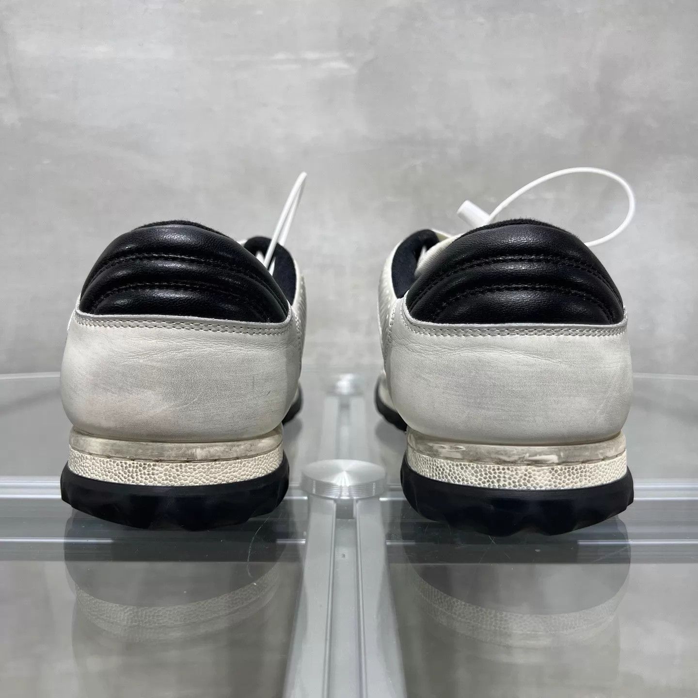 Gucci Gucci Black & White Worn Casual Sneaker 40.5 YH25475 Size US 7.5 / EU 40-41 - 6 Thumbnail