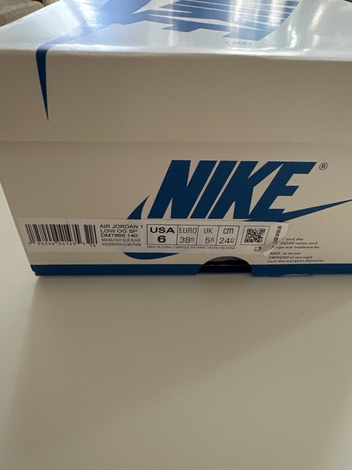 Nike Air Jordan 1 Low OG Travis Scott Fragment Size US 6 / EU 39 - 8 Thumbnail
