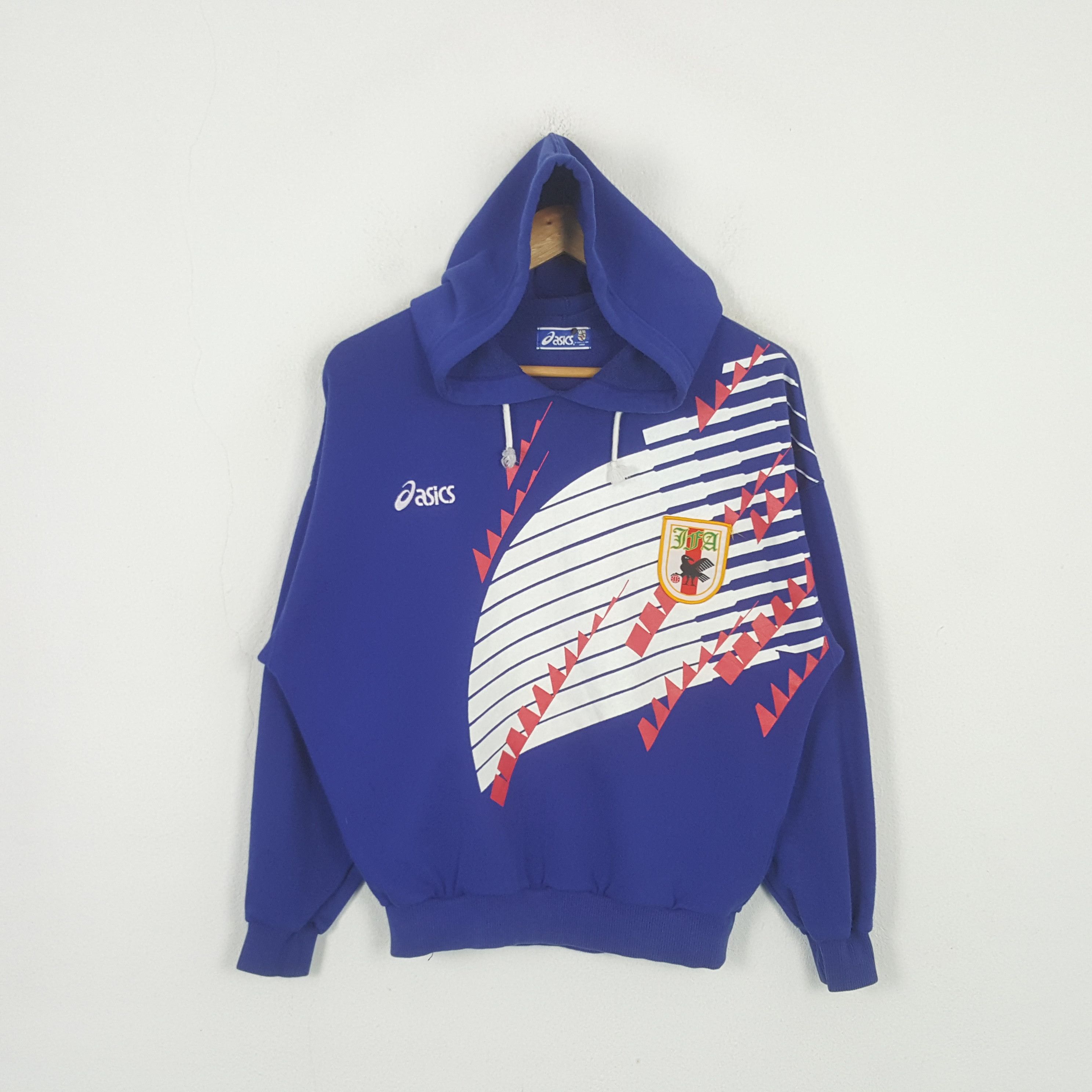 Asics Vintage ASICS The Football Association Of Japan Hoodies RR12 Size US M / EU 48-50 / 2 - 3 Thumbnail