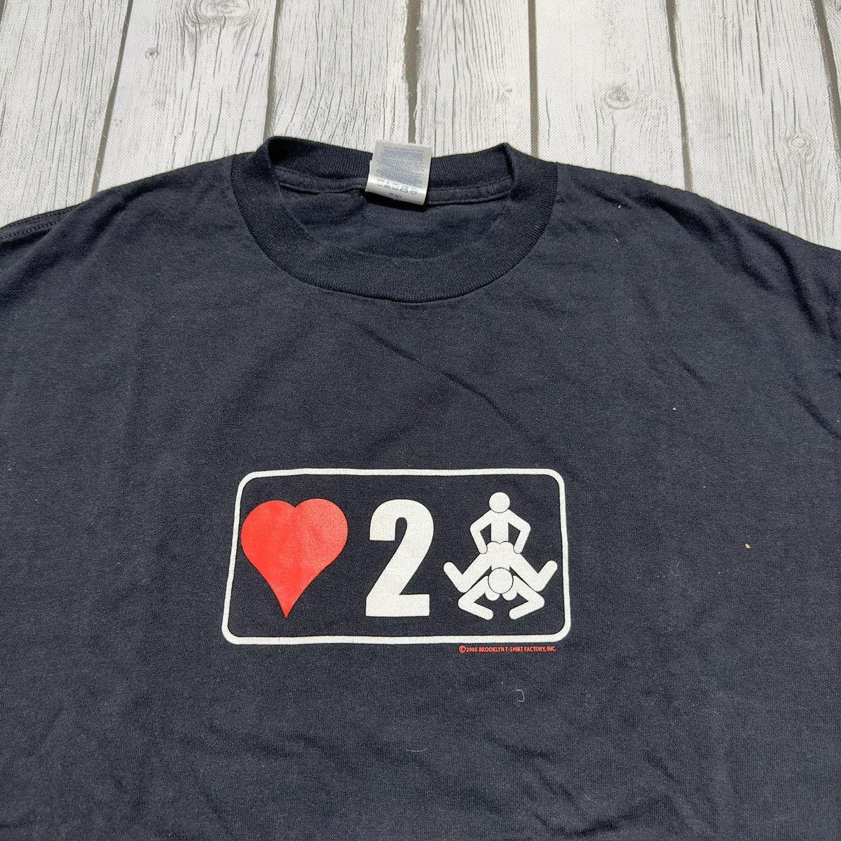 Delta × Vintage Vintage Love 2 Fuck tee Size US L / EU 52-54 / 3 - 3 Thumbnail