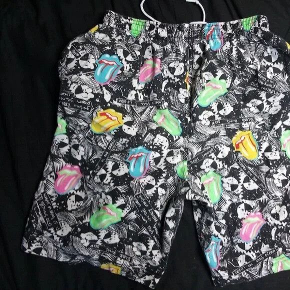 The Rolling Stones Vintage Rolling Stones Steel Wheels 1989 Tour Shorts Size US 34 / EU 50 - 3 Thumbnail