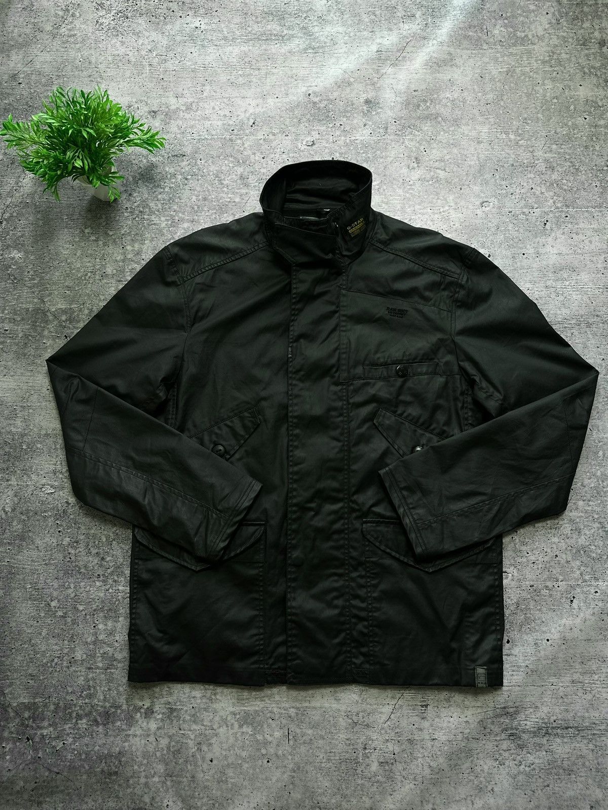 G-Star Vintage G-Star RAW Rain Waterproof Y2K Jacket Size US XL / EU 56 / 4 - 2 Thumbnail