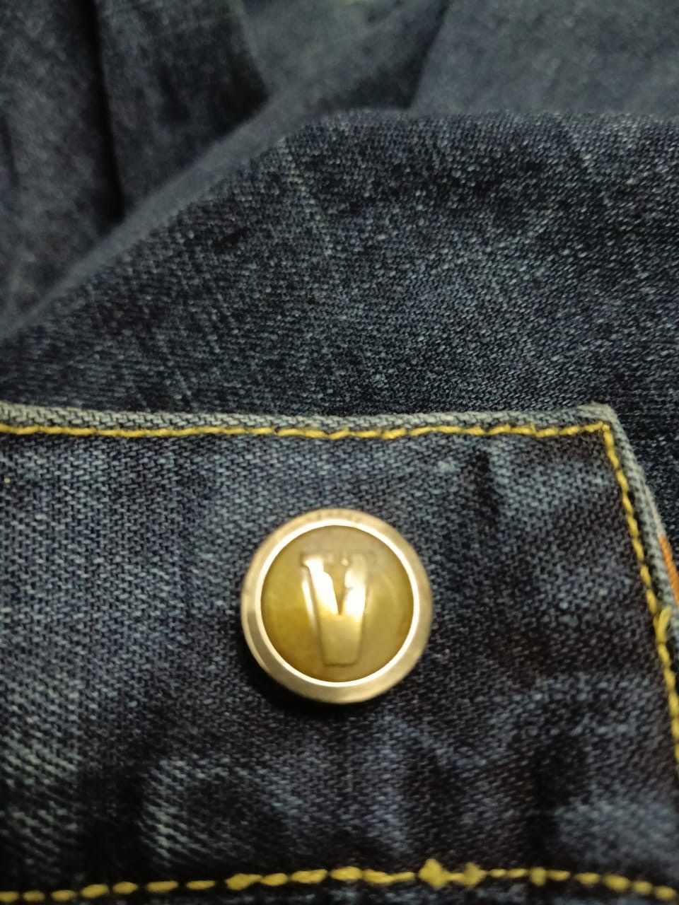 Designer VARCITY BAGGY PACTHES WORK JEANS Size US 38 / EU 54 - 9 Thumbnail