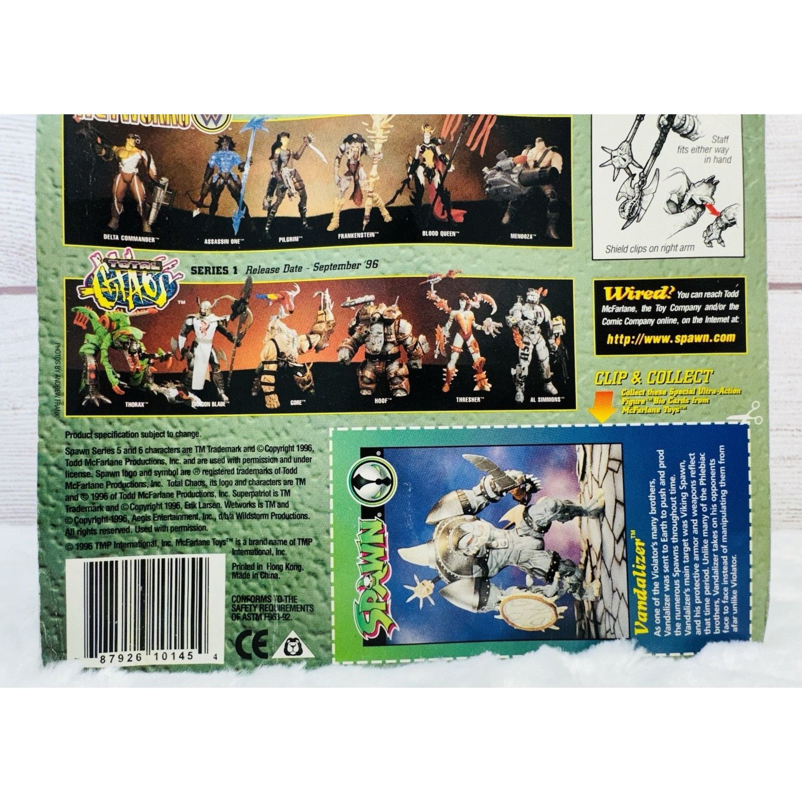 Other McFarlane Toys: SPAWN "VANDALIZER" (1996) Ultra Action Figur Size ONE SIZE - 12 Thumbnail