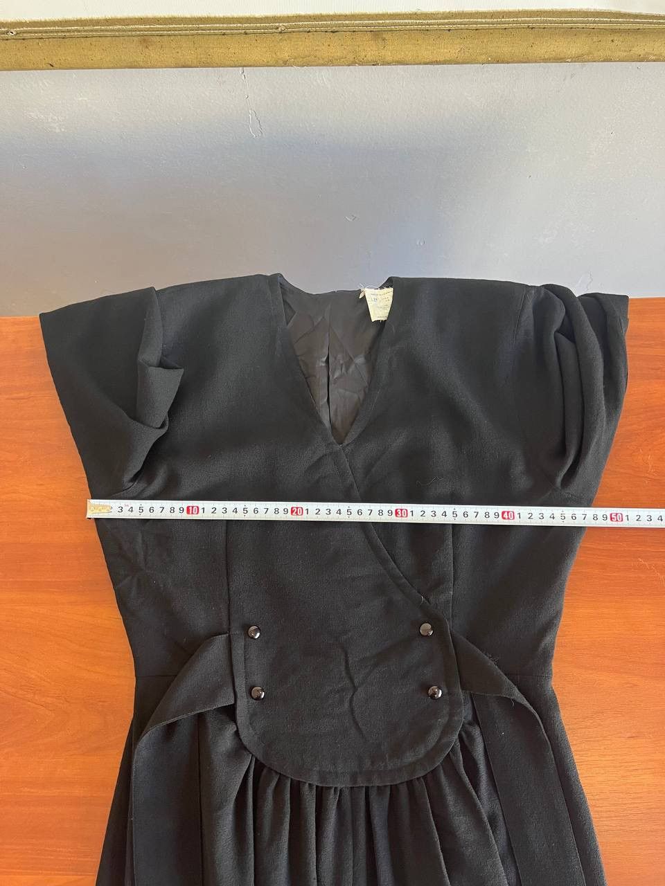 Celine RARE 1970/80’S CELINE 100% WOOL EVENING SOLID DRESS SIZE 36 Size XS / US 0-2 / IT 36-38 - 22 Thumbnail