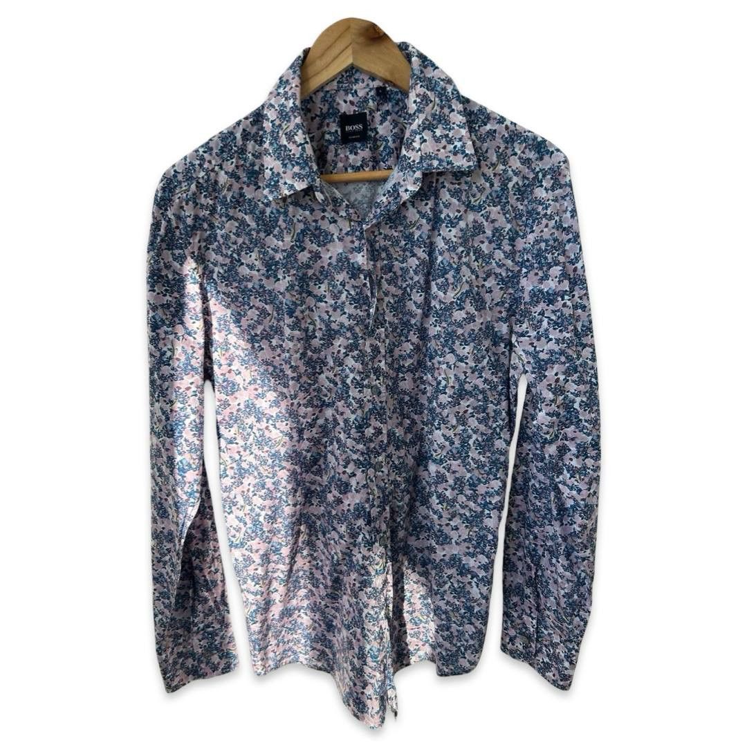 Hugo Boss Boss pattern shirt #539 Size US L / EU 52-54 / 3 - 1 Thumbnail