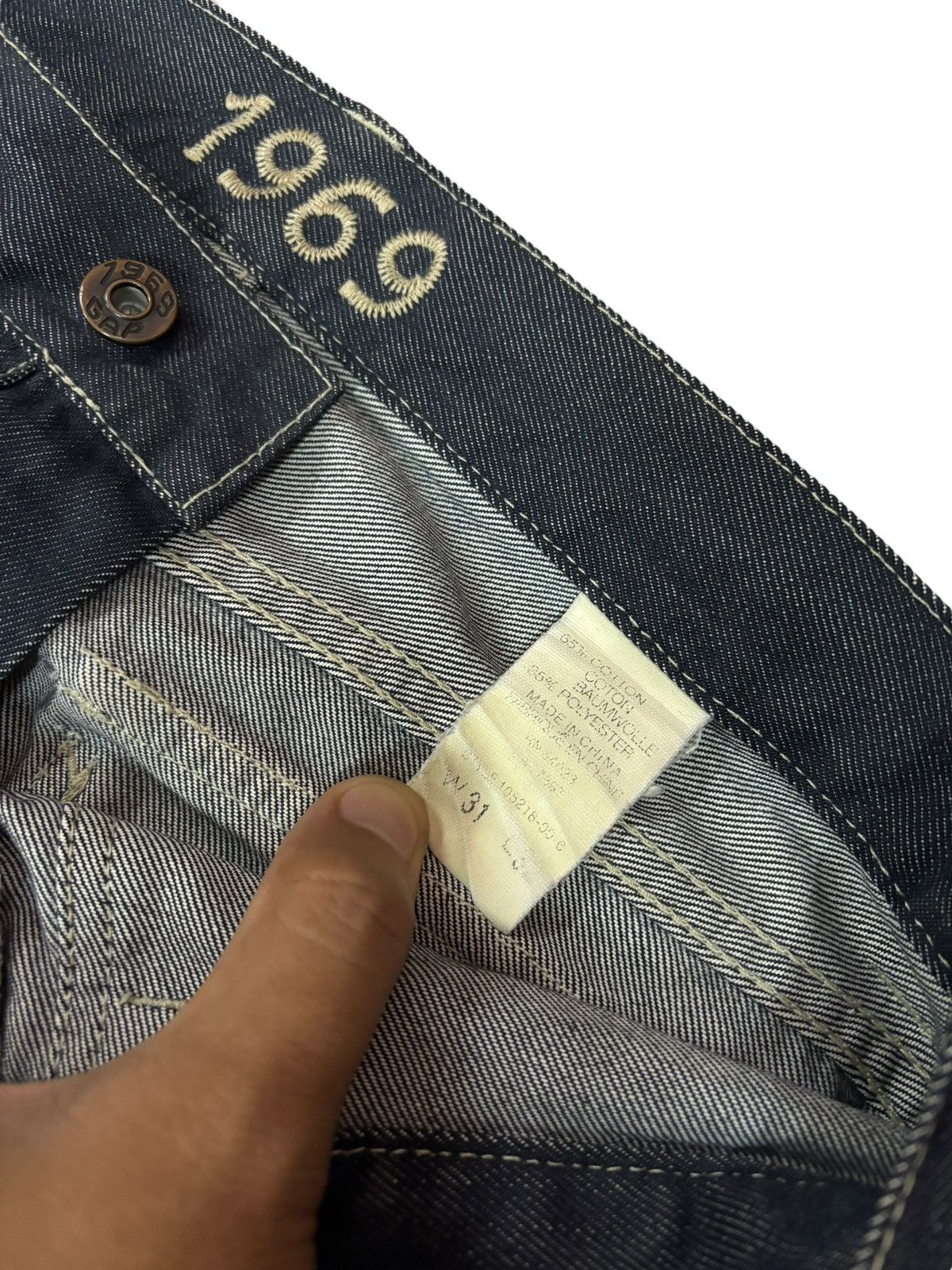 Gap × Vintage Vintage GAP 1969 Jeans Size US 31 - 5 Thumbnail