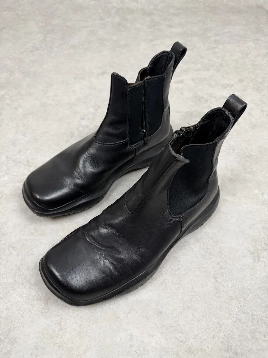 Prada AW1999 Prada Black Leather Vibram Sole Boots Size US 10 / EU 43 - 4 Thumbnail