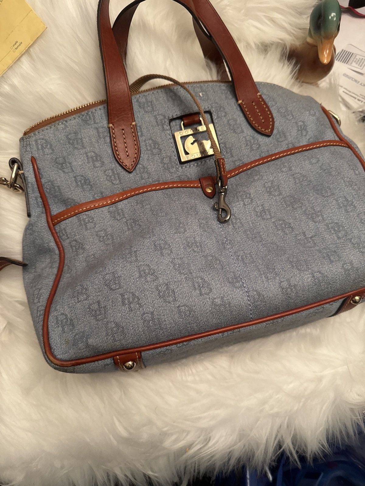 Dooney & Bourke Blue Jean material Size ONE SIZE - 6 Thumbnail