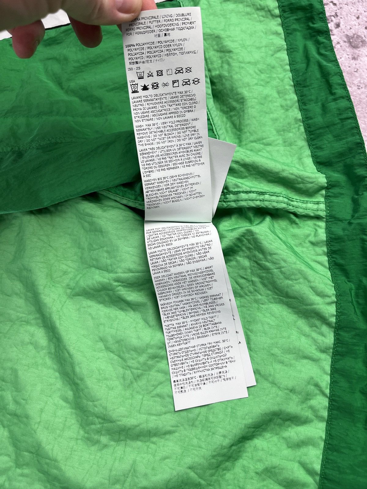 Stone Island SI Junior Garment Dyed Plated Reflective Hooded Jacket Size US XXS / EU 40 - 15 Thumbnail