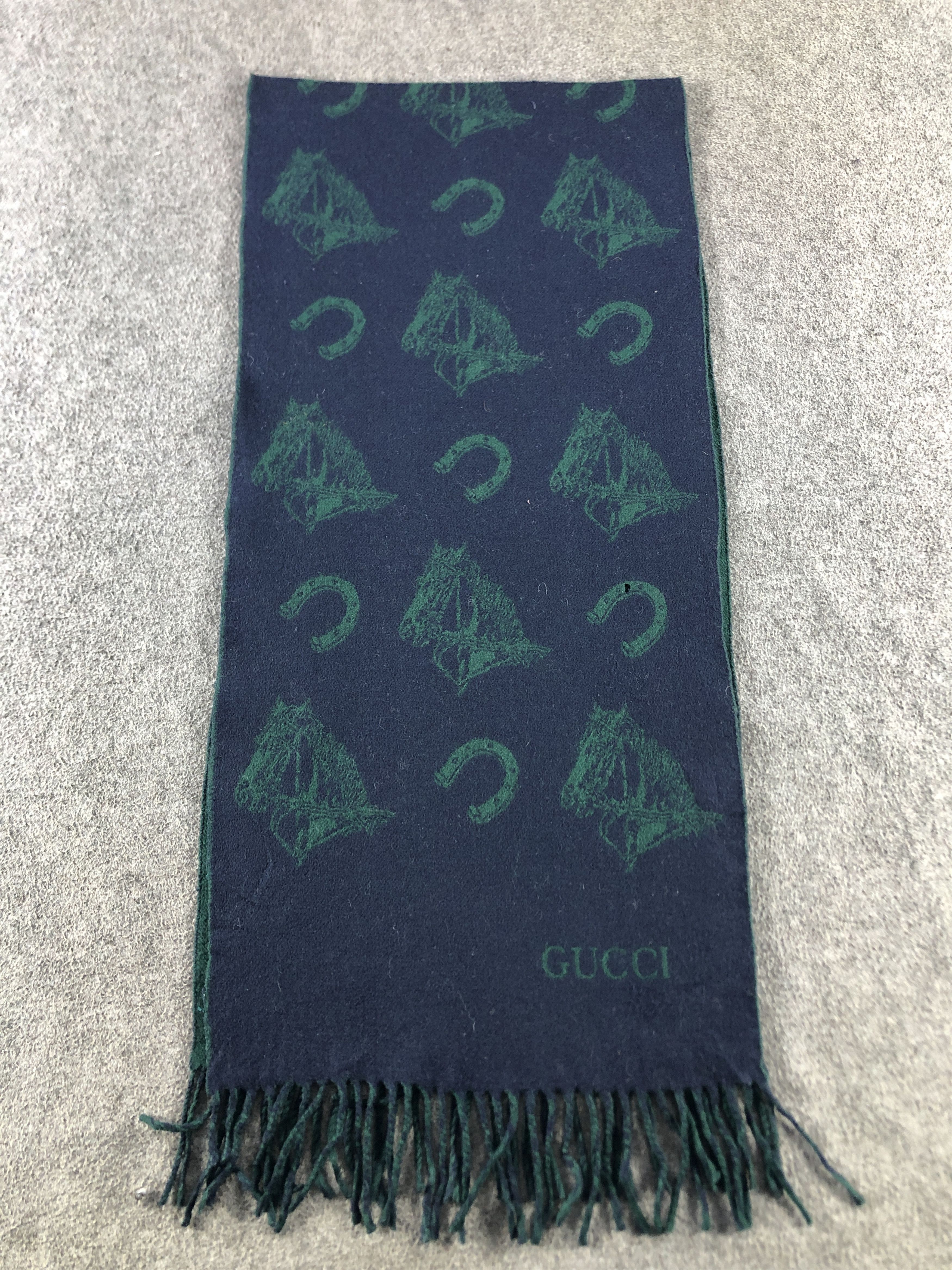 Vintage Gucci Scarf / Muffler / Neckwear P876 Size ONE SIZE - 2 Thumbnail